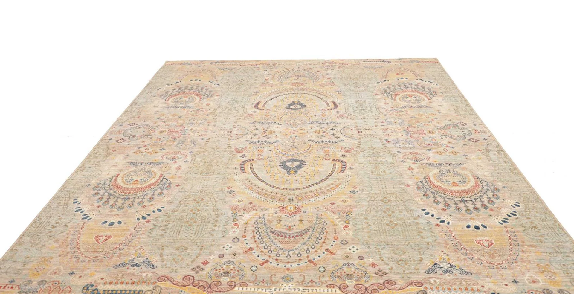 Samarkand Pakistani Rug — hand-knotted, 248 × 305 cm, Wool