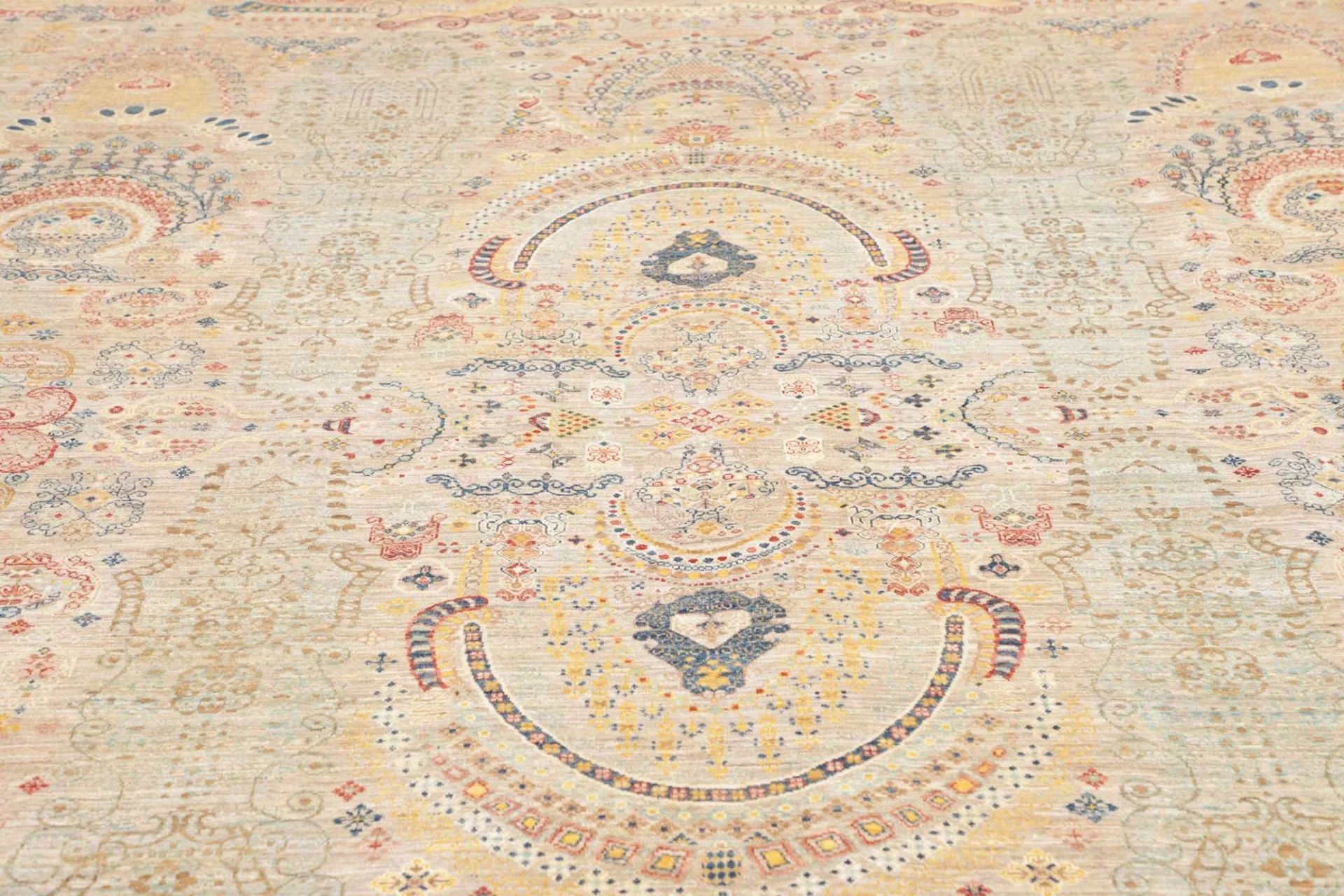 Samarkand Pakistani Rug — hand-knotted, 248 × 305 cm, Wool
