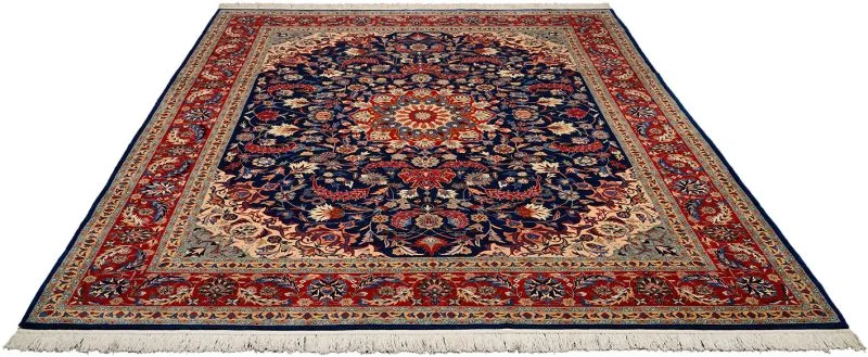 Isfahan Chinese Rug — hand-knotted, 273 × 365 cm, Wool