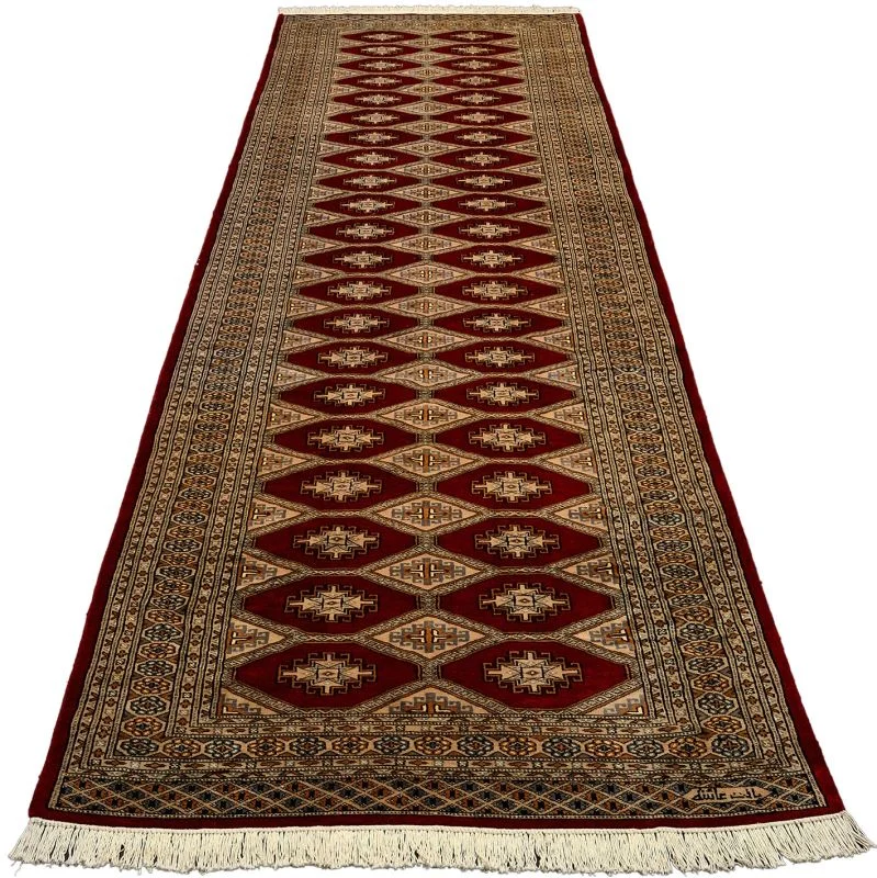 Pakistani Rug 130 × 506 cm, Wool, hand-knotted
