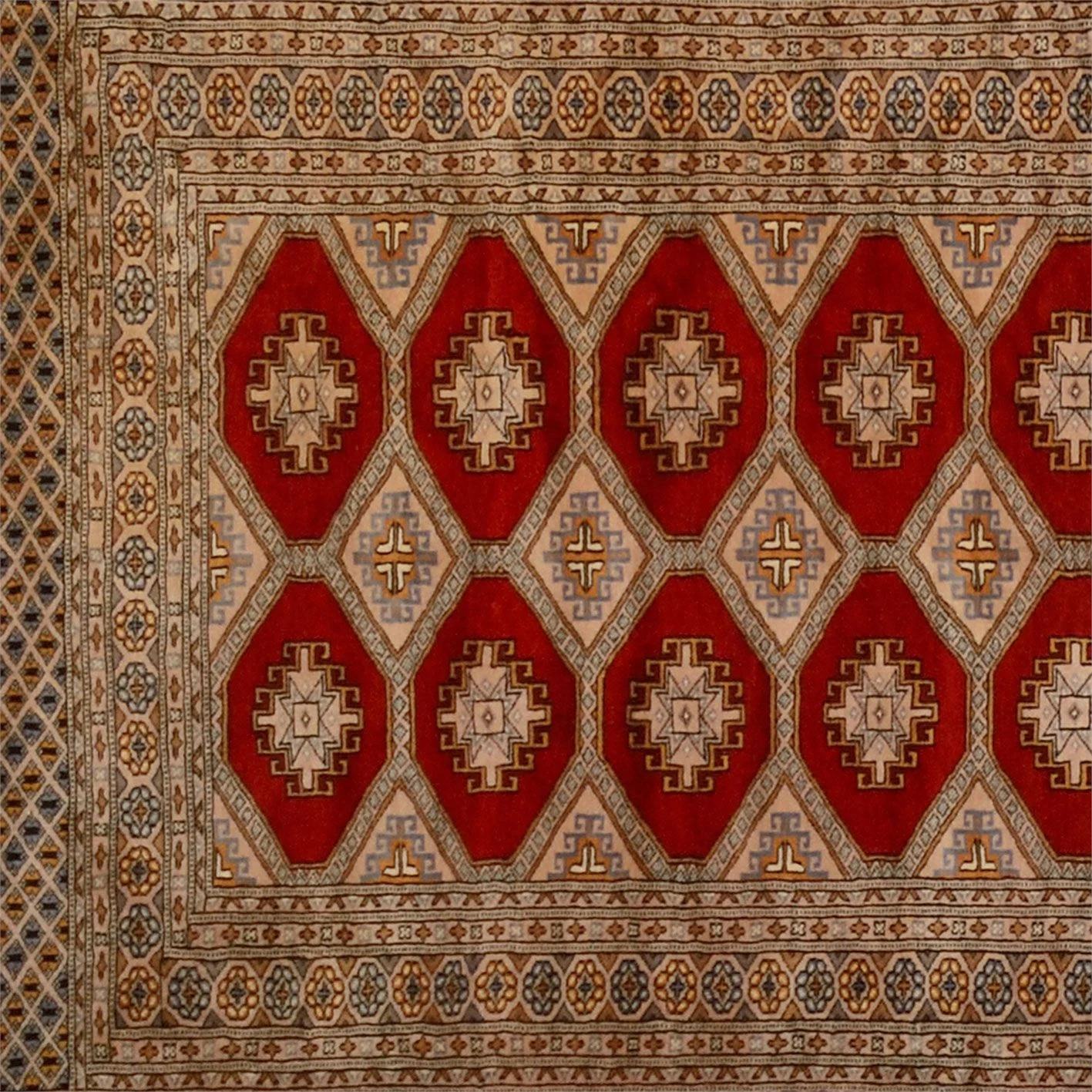 Pakistani Rug 130 × 506 cm, Wool, hand-knotted
