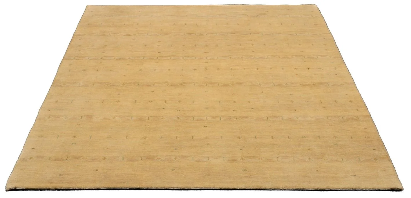 Hand-Knotted Wool Loribaft Indian Rug, 182 × 270 cm