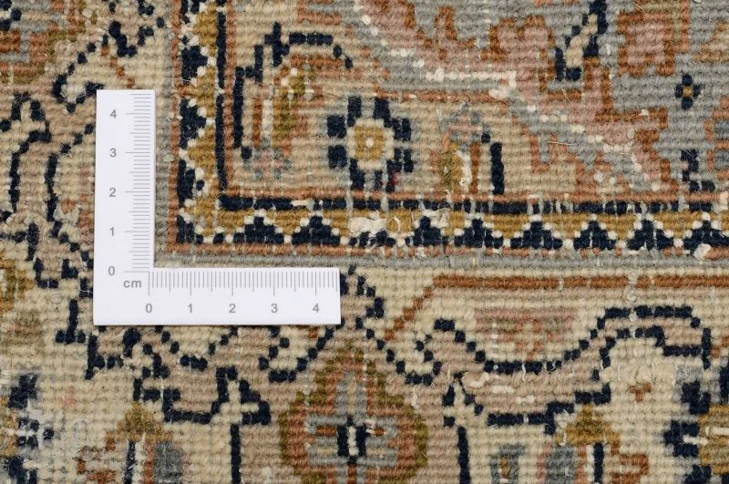 Tabriz Indian Rug — hand-knotted, 74 × 303 cm, Wool & Silk