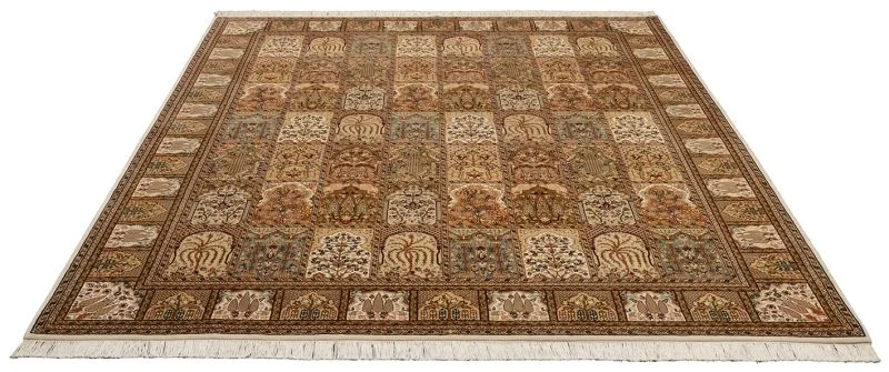 orientteppich-ghom-253-x-305-cm-schurwolle-handgeknupft-1 Qom Indian Rug — hand-knotted, 253 × 305 cm, Wool