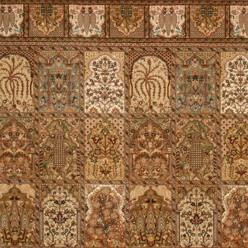 orientteppich-ghom-253-x-305-cm-schurwolle-handgeknupft-3 Qom Indian Rug — hand-knotted, 253 × 305 cm, Wool
