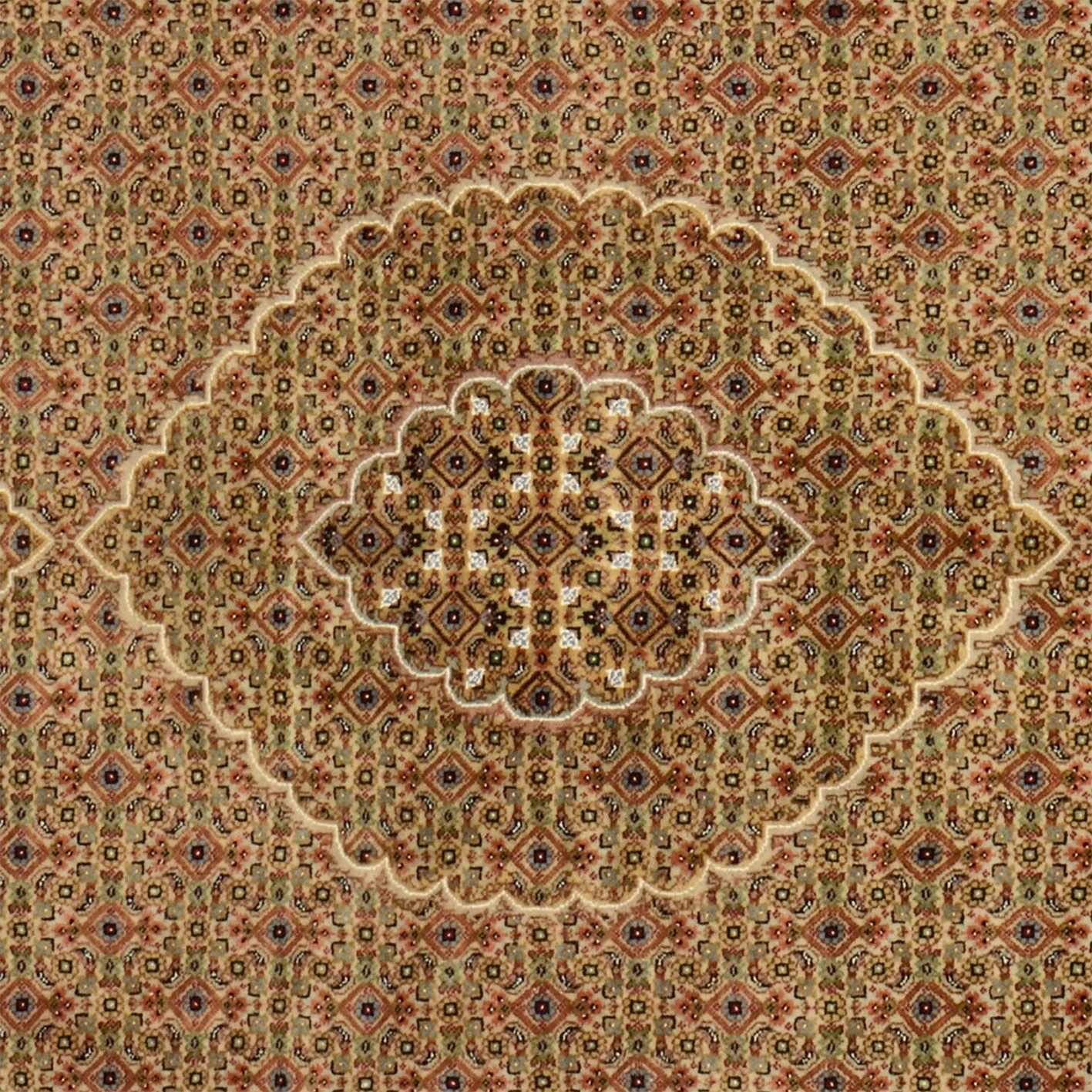 Tabriz Indian Rug — hand-knotted, 173 × 248 cm, Wool