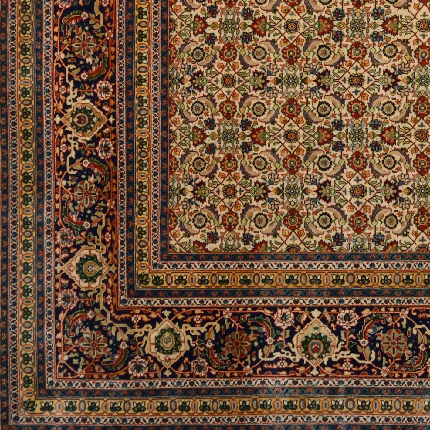 Herati Indian Rug 279 × 372 cm, Wool, hand-knotted