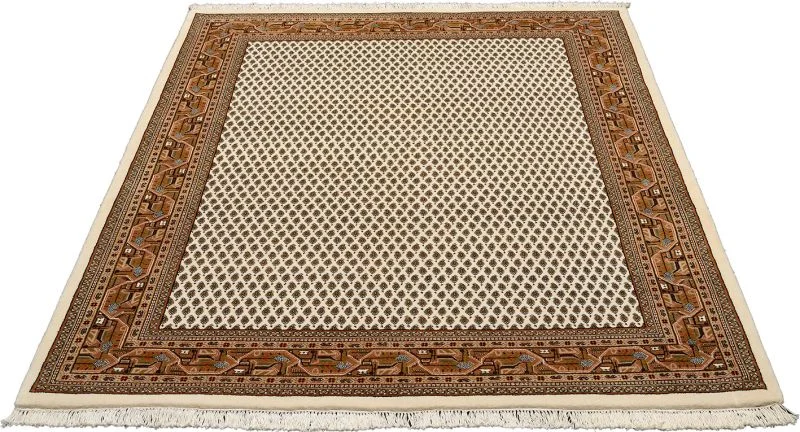 Indian Rug — hand-knotted, 175 × 237 cm, Wool