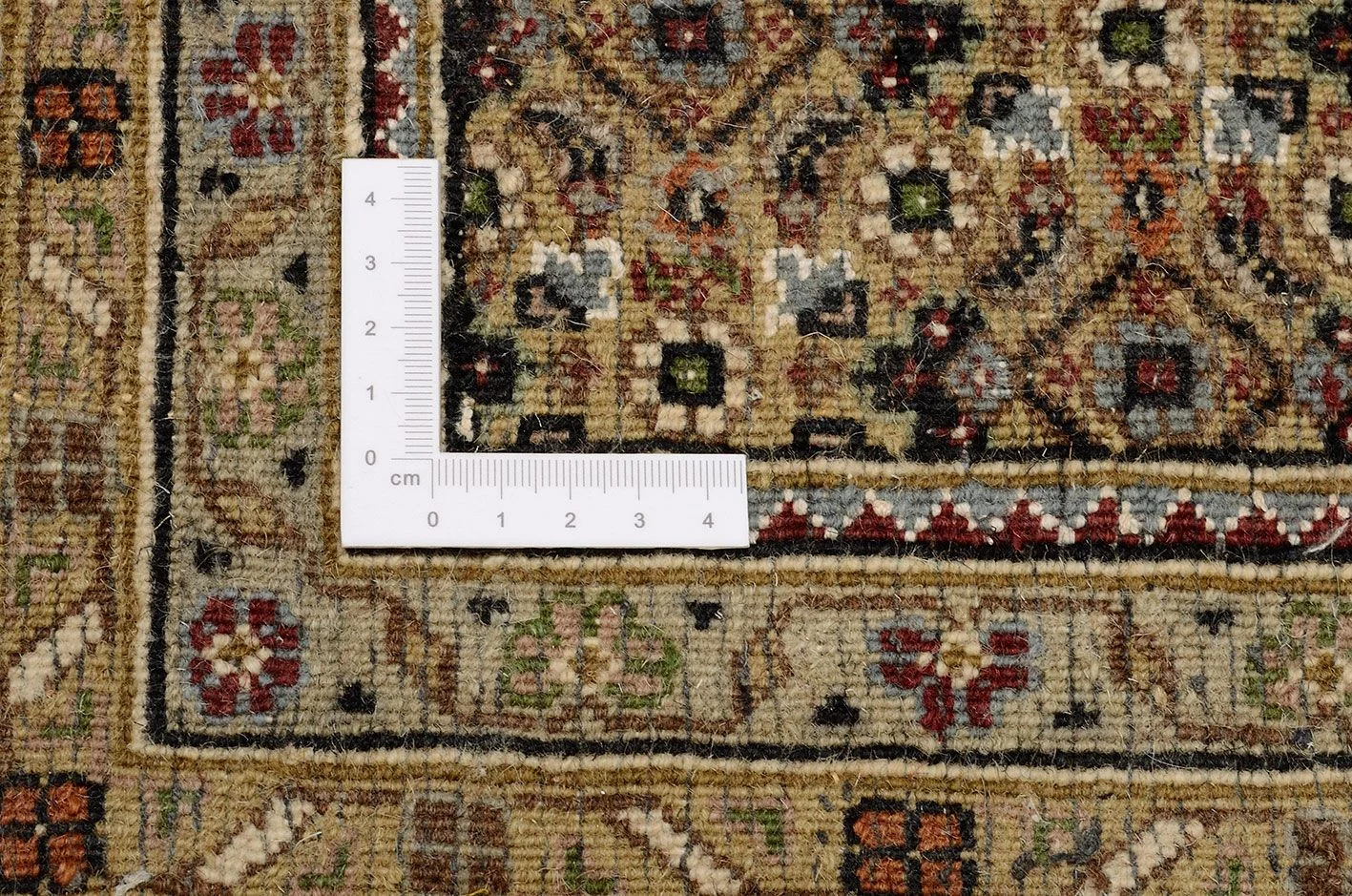 Tabriz Indian Rug — hand-knotted, 244 × 305 cm, Wool