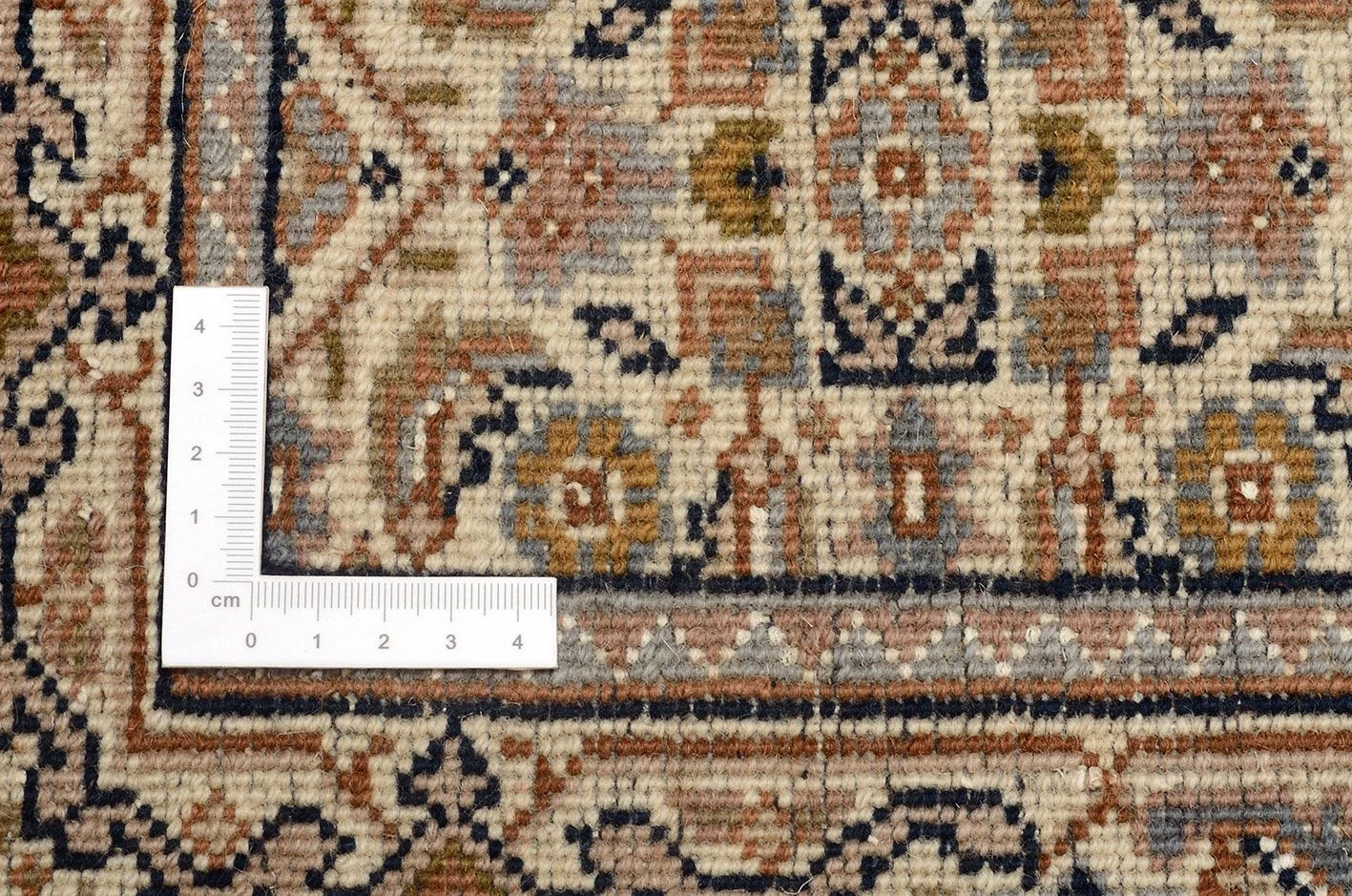 Tabriz Indian Rug — hand-knotted, 80 × 293 cm, Wool & Silk