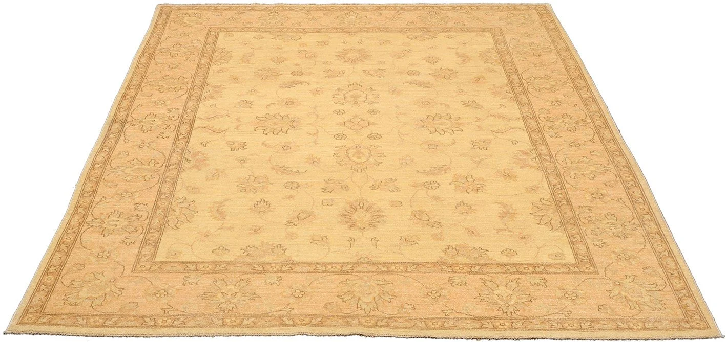 Ziegler Pakistani Rug — hand-knotted, 195 × 254 cm, Wool