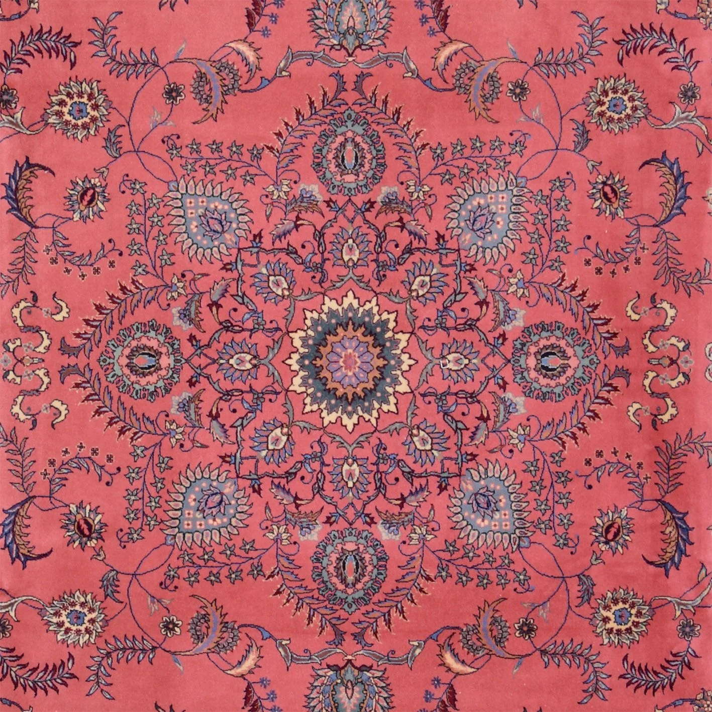 Isfahan Chinese Rug — hand-knotted, 246 × 303 cm, Wool
