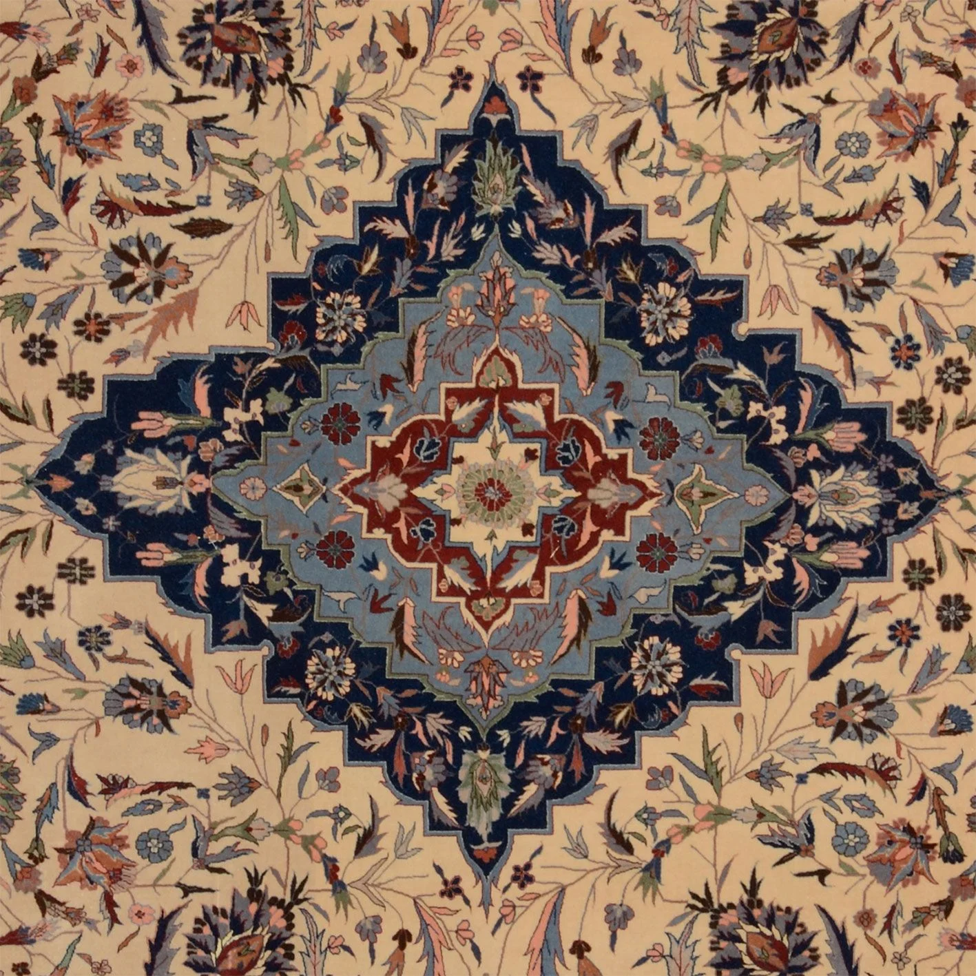 Isfahan Chinese Rug 272 × 375 cm, Wool, hand-knotted