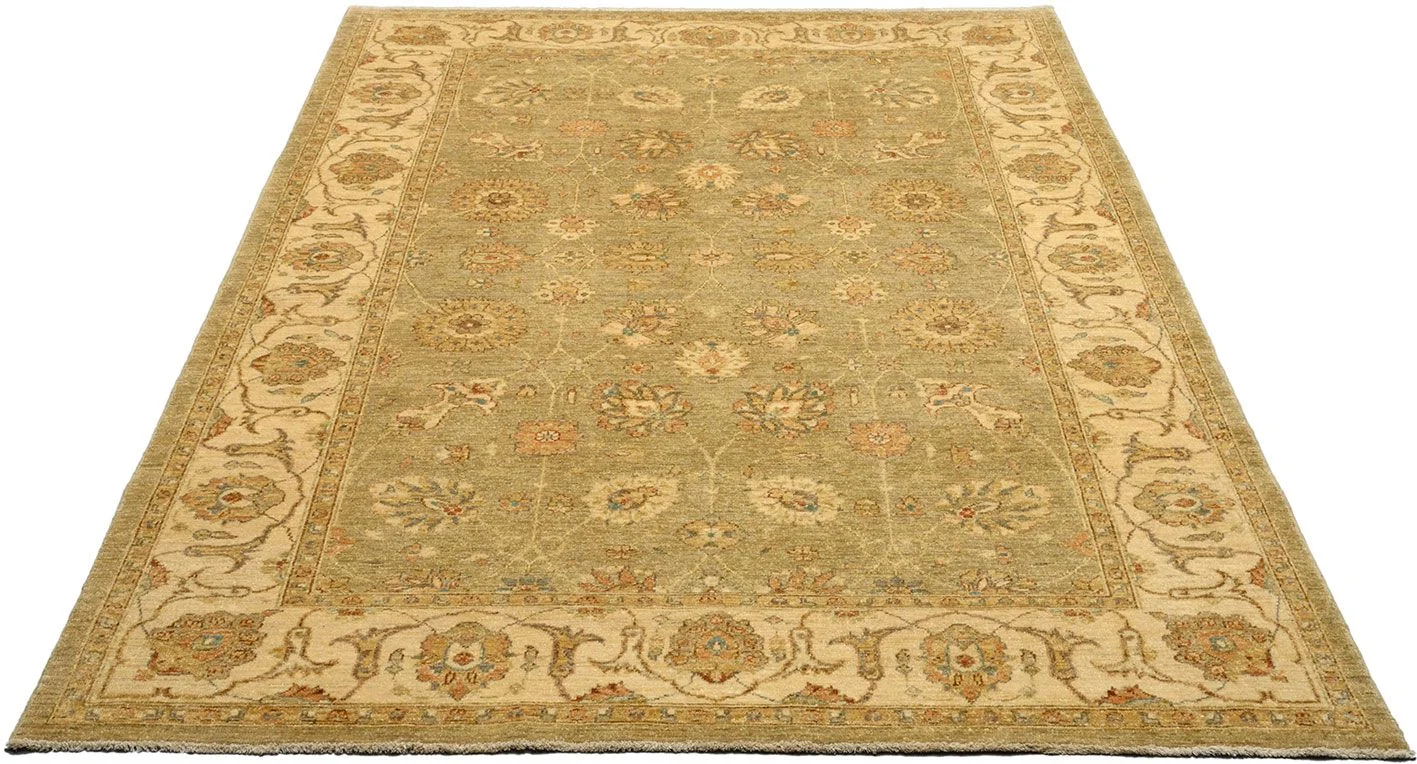 orientteppich-ziegler-185-x-266-cm-schurwolle-handgeknupft-1 Hand-Knotted Wool Ziegler Pakistani Rug, 185 × 266 cm