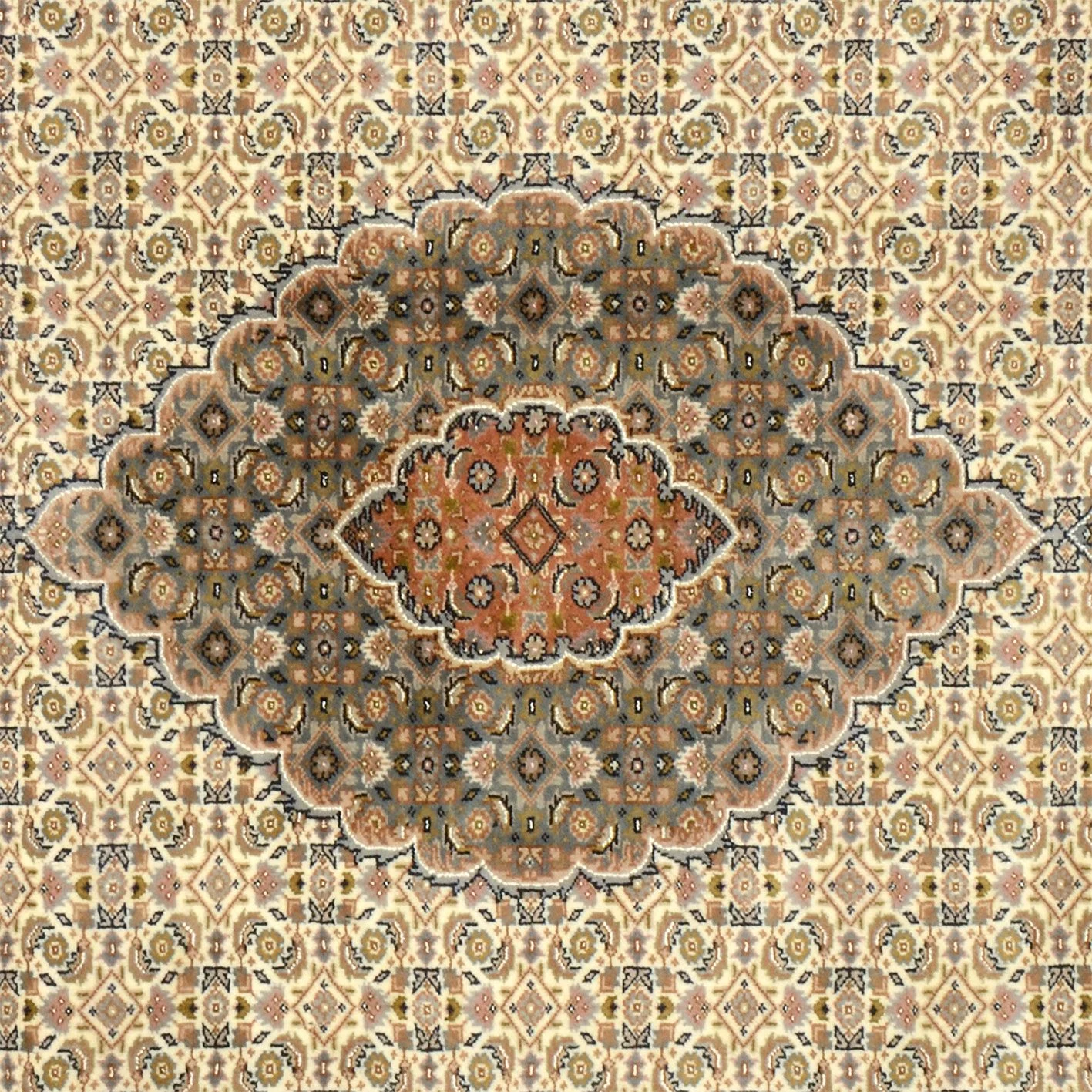 orientteppich-tabriz-204-x-292-cm-schurwolle-handgeknupft-neu-3 Tabriz Indian Rug 204 × 292 cm, Wool, hand-knotted