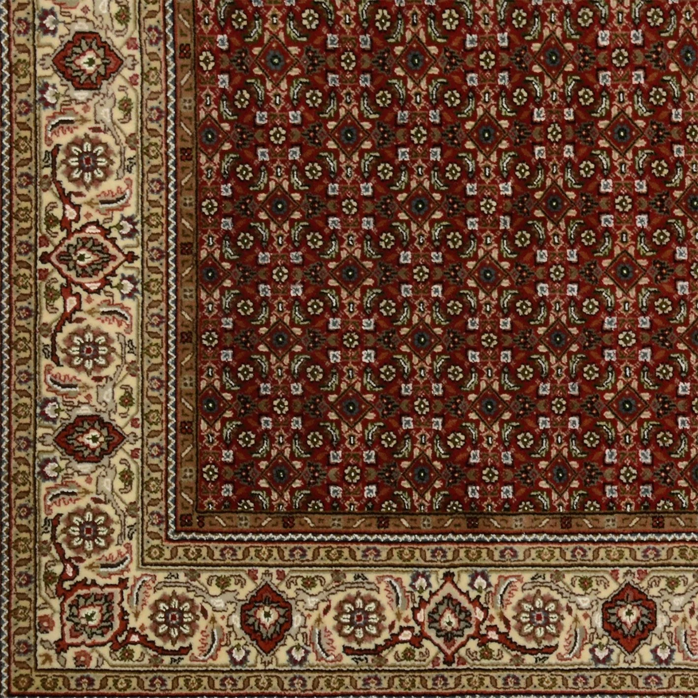 orientteppich-tabriz-203-x-305-cm-schurwolle-handgeknupft-3 Tabriz Indian Rug — hand-knotted, 203 × 305 cm, Wool