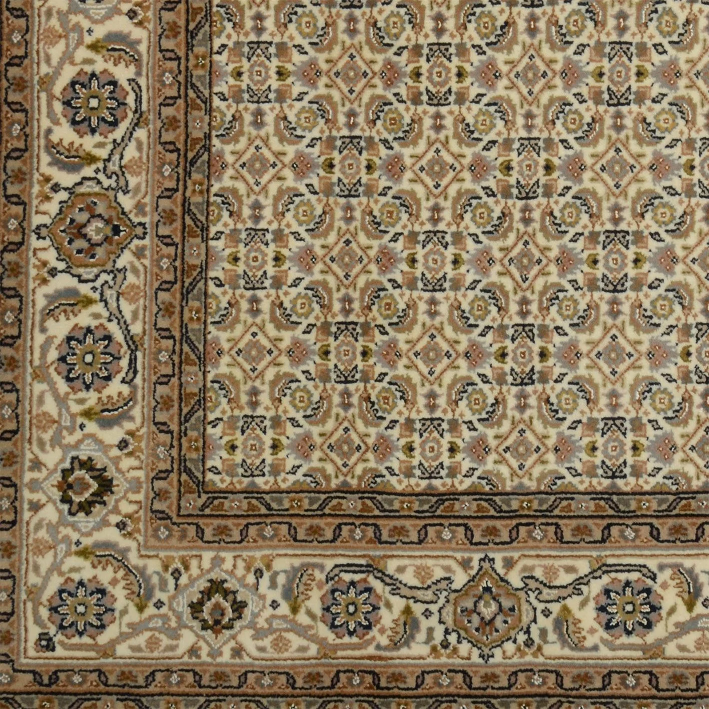 orientteppich-bidjar-174-x-246-cm-schurwolle-handgeknupft-3 Hand-Knotted Wool Bijar Indian Rug, 174 × 246 cm