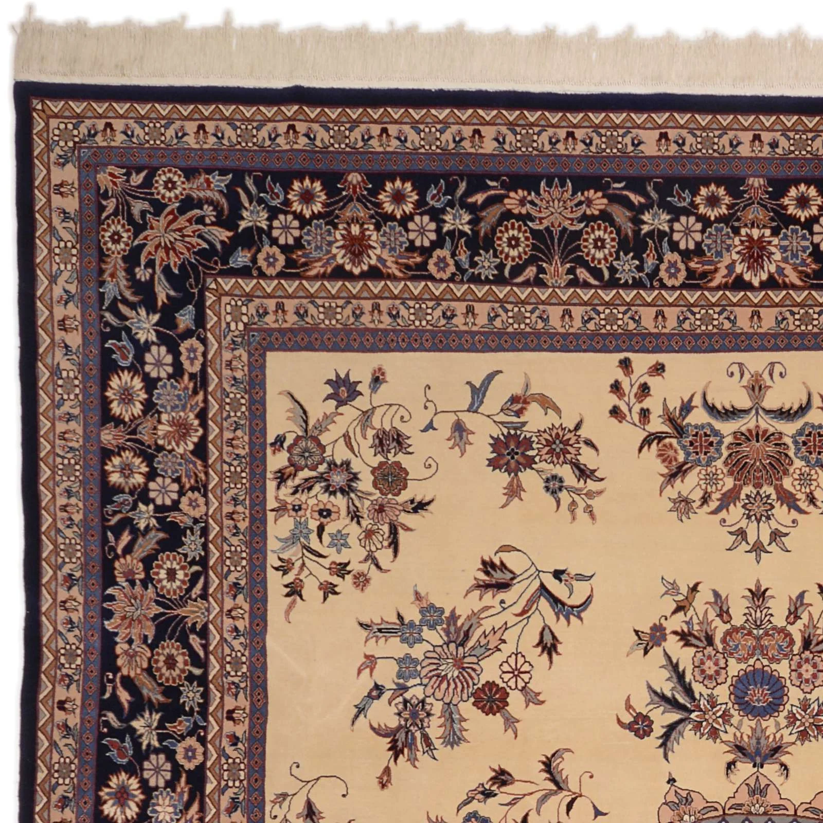 Isfahan Chinese Rug — hand-knotted, 288 × 372 cm, Wool