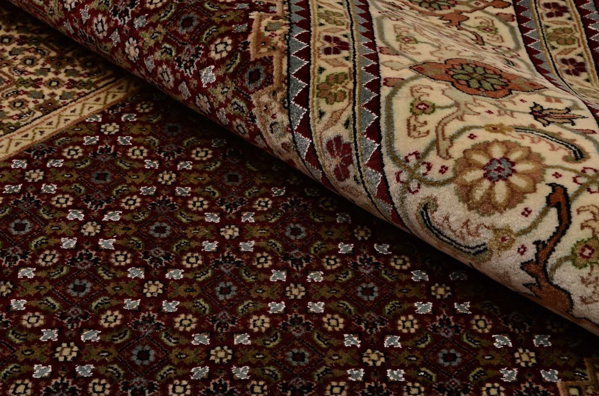 orientteppich-tabriz-206-x-298-cm-schurwolle-handgeknupft-3 Tabriz Indian Rug 206 × 298 cm, Wool, hand-knotted