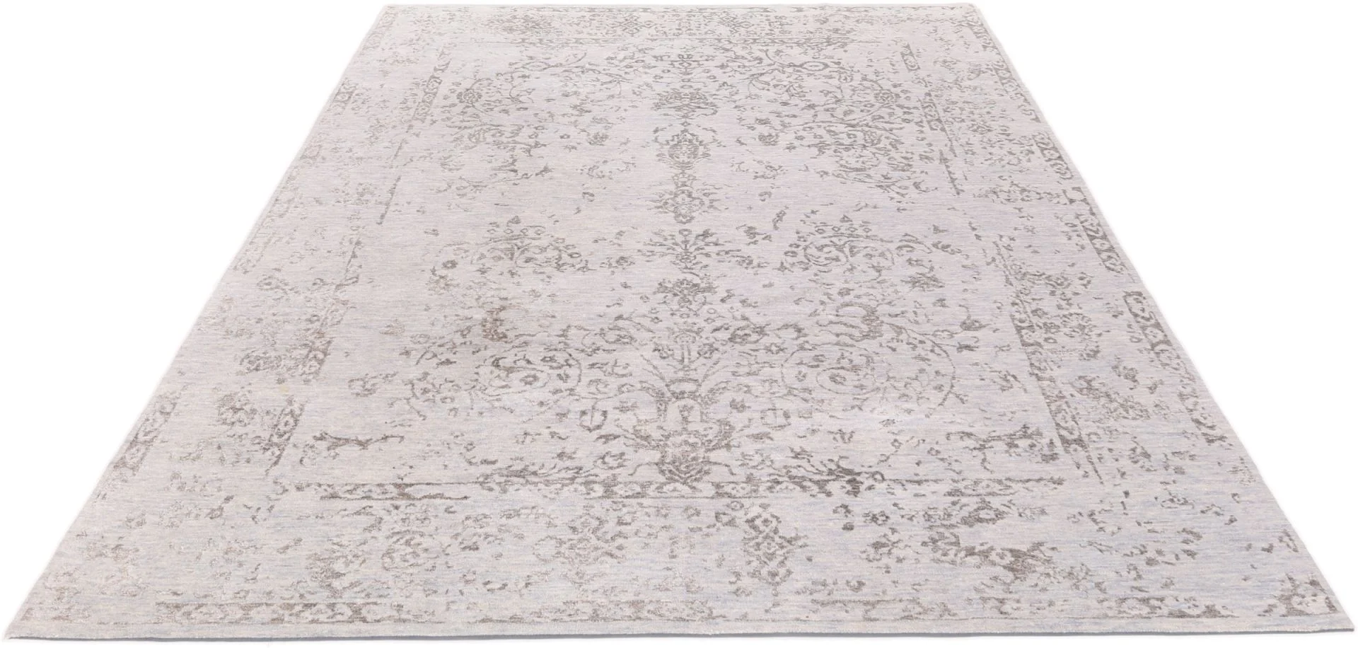 Indian Rug 239 × 309 cm, Wool & Silk, hand-knotted