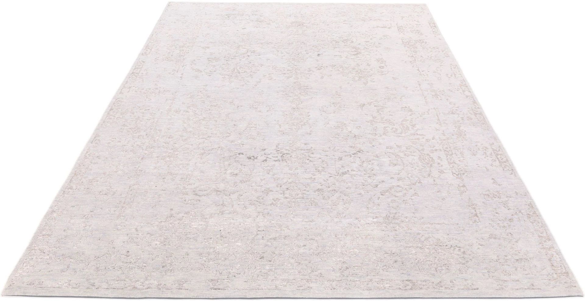 Indian Rug 239 × 309 cm, Wool & Silk, hand-knotted