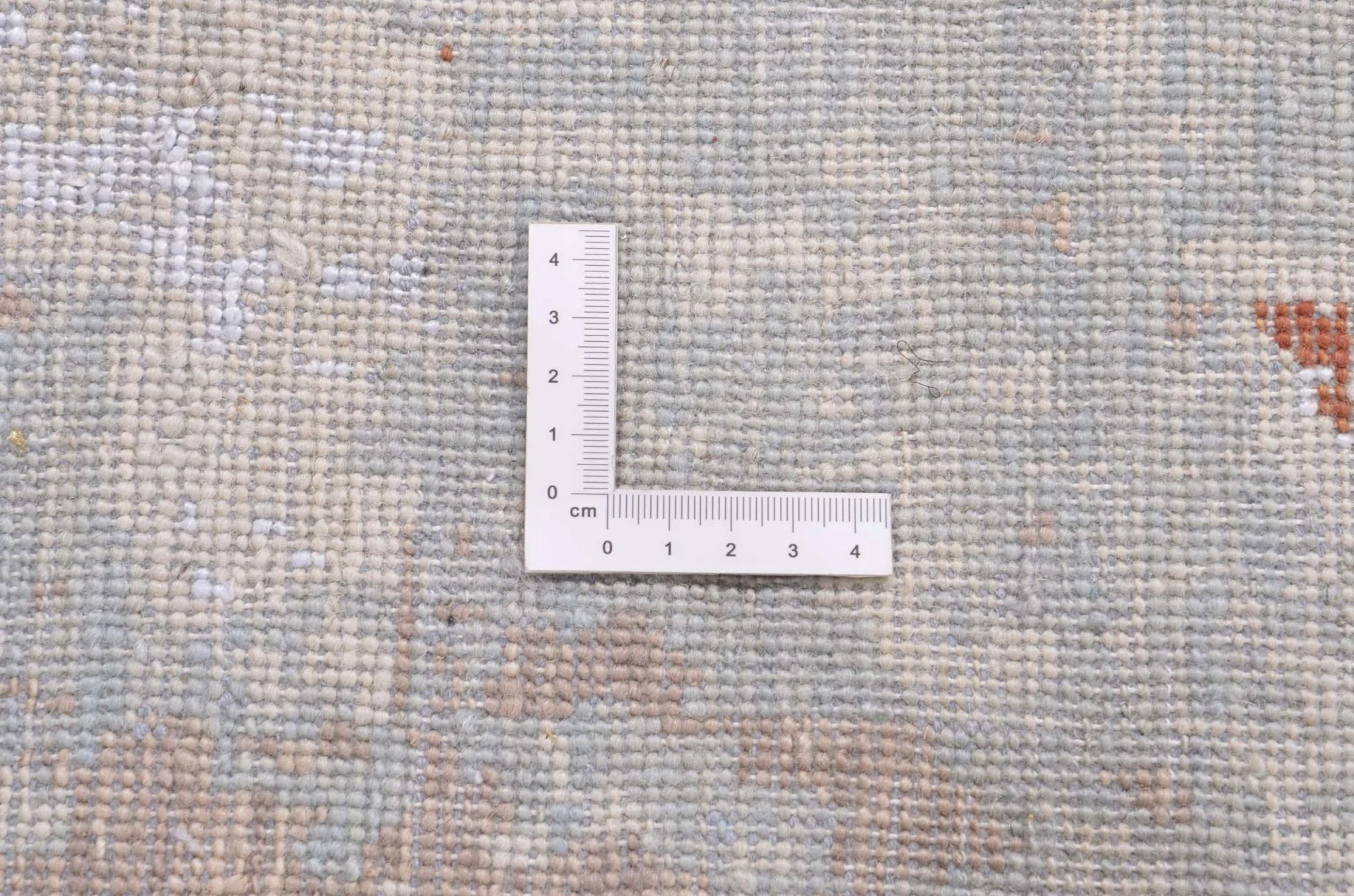 Hand-Knotted Wool & Silk Indian Rug, 246 × 299 cm