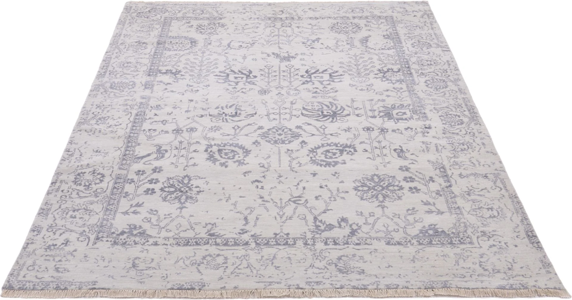 orientteppich-asman-197-x-292-cm-schurwolle-handgeknupft-1 Indian Rug 197 × 292 cm, Wool, hand-knotted