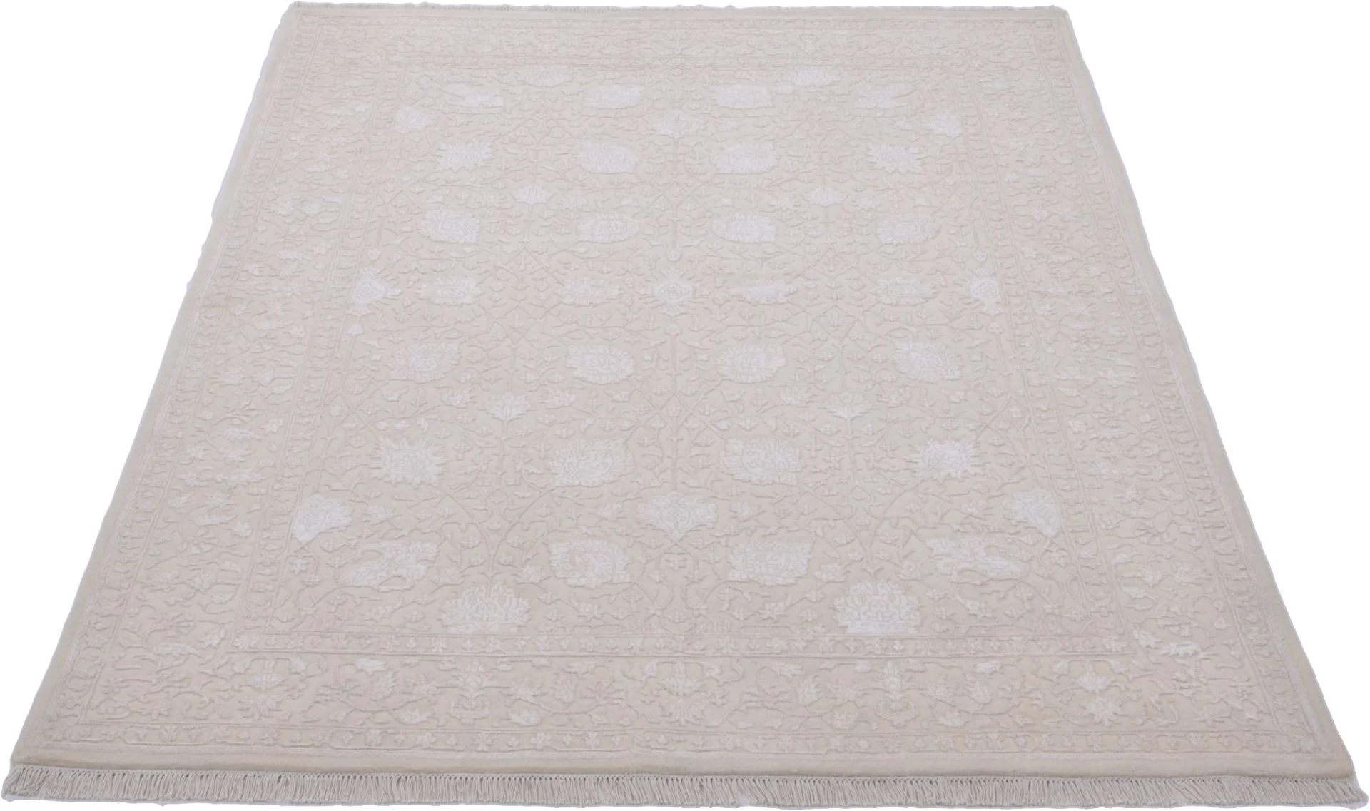 orientteppich-tabriz-170-x-240-cm-schurwolle-handgeknupft-7 Hand-Knotted Wool Tabriz Indian Rug, 170 × 240 cm