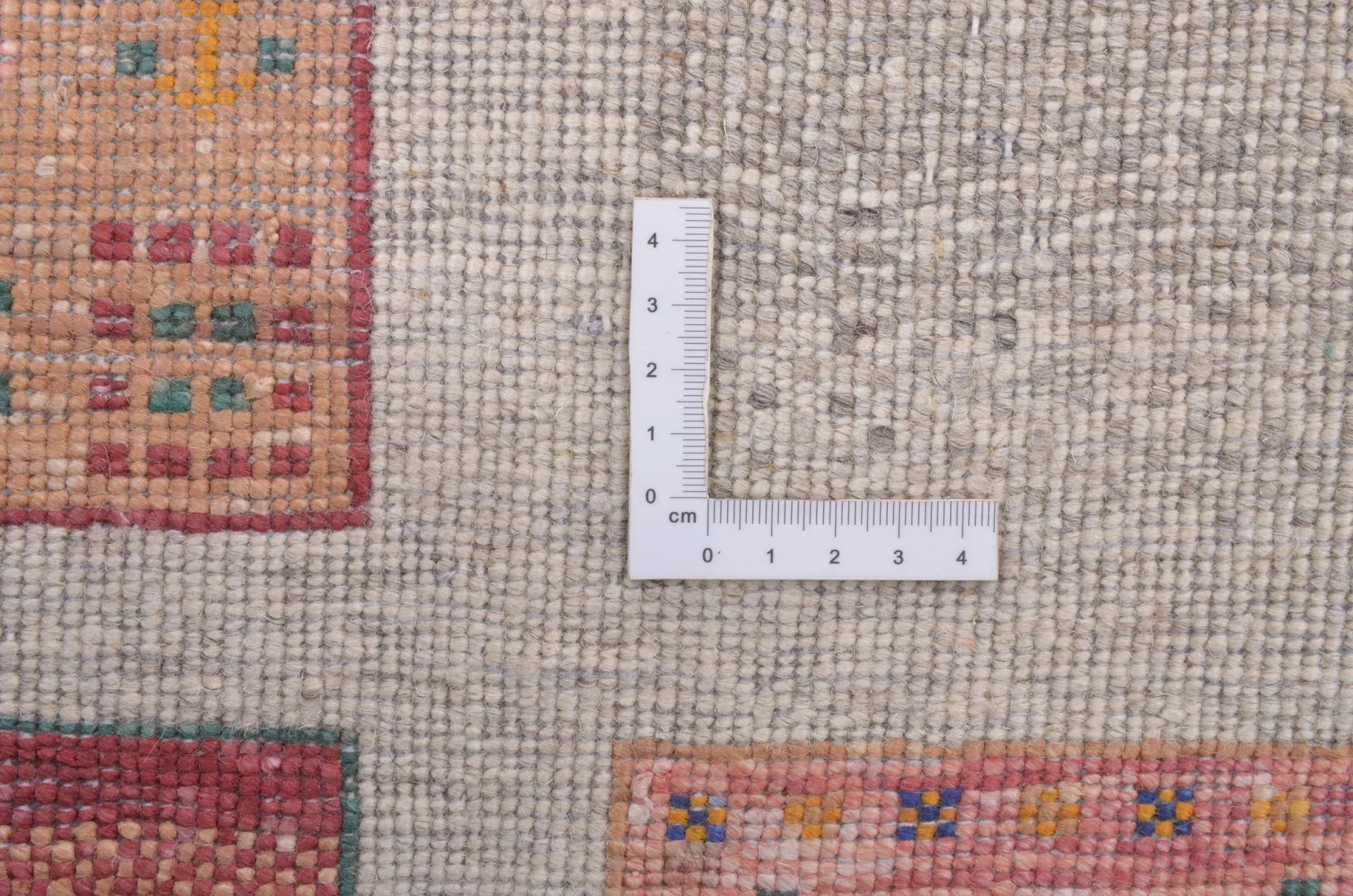 Hand-Knotted Wool & Silk Loribaft Indian Rug, 155 × 210 cm