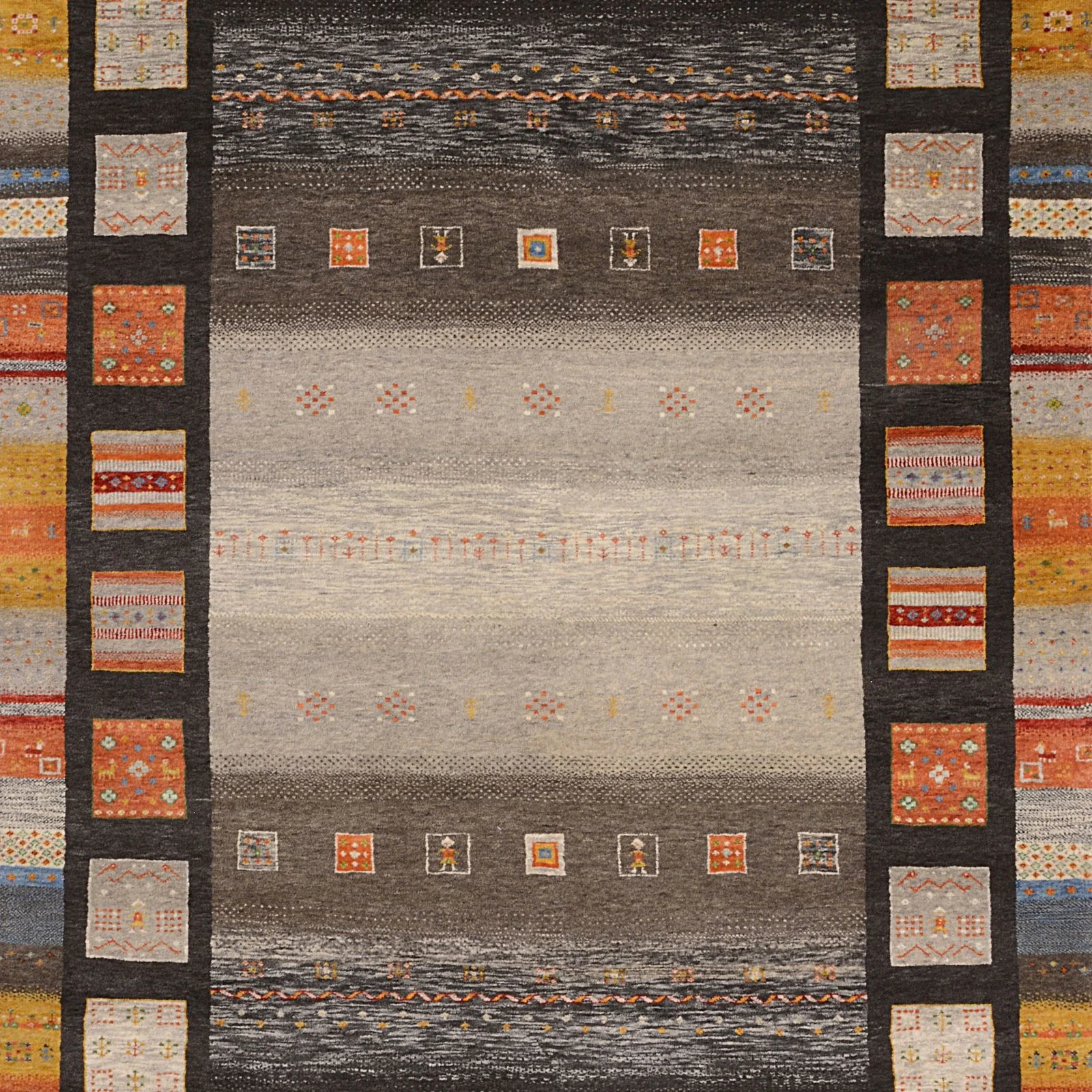 Loribaft Indian Rug 172 × 249 cm, Wool & Silk, hand-knotted