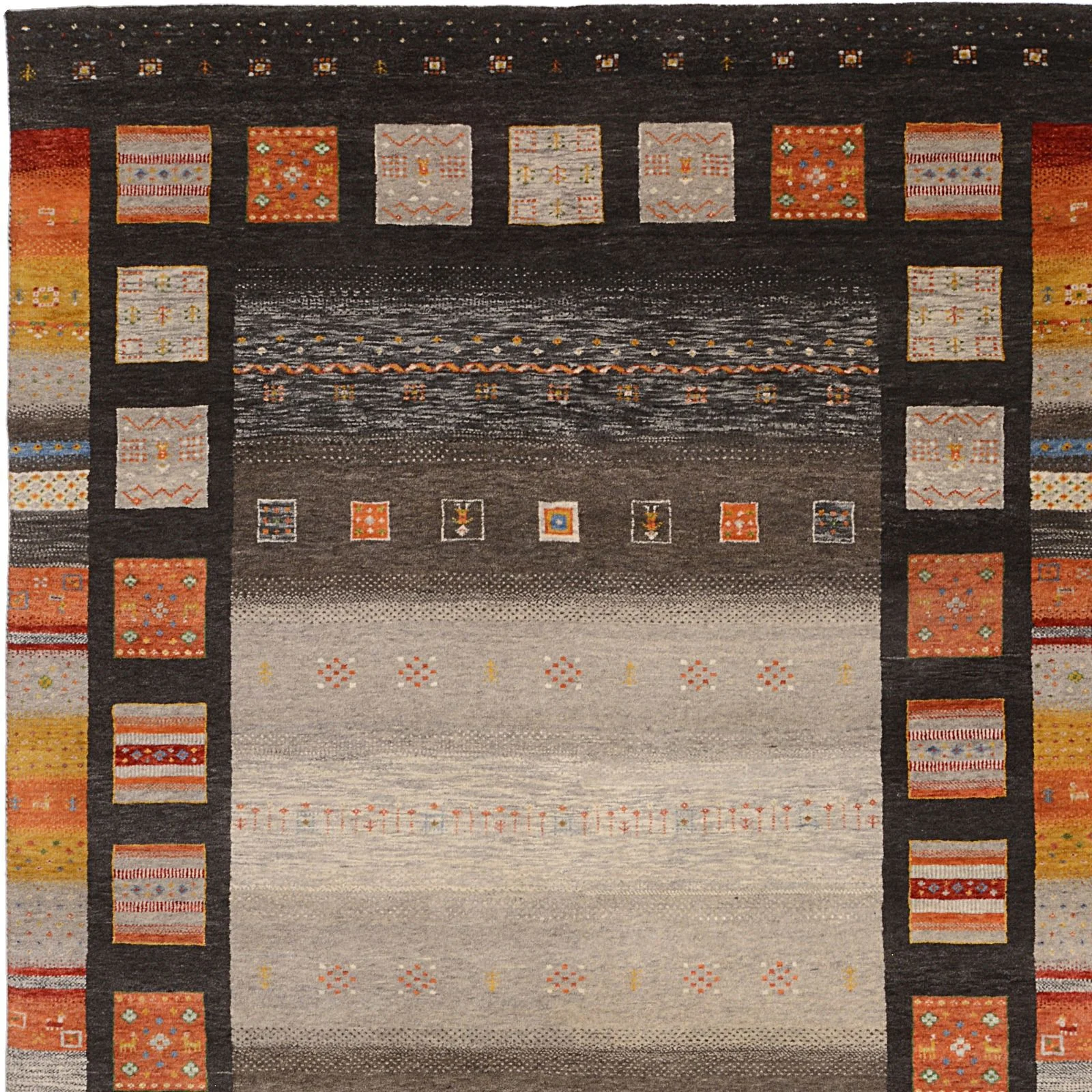Loribaft Indian Rug 172 × 249 cm, Wool & Silk, hand-knotted