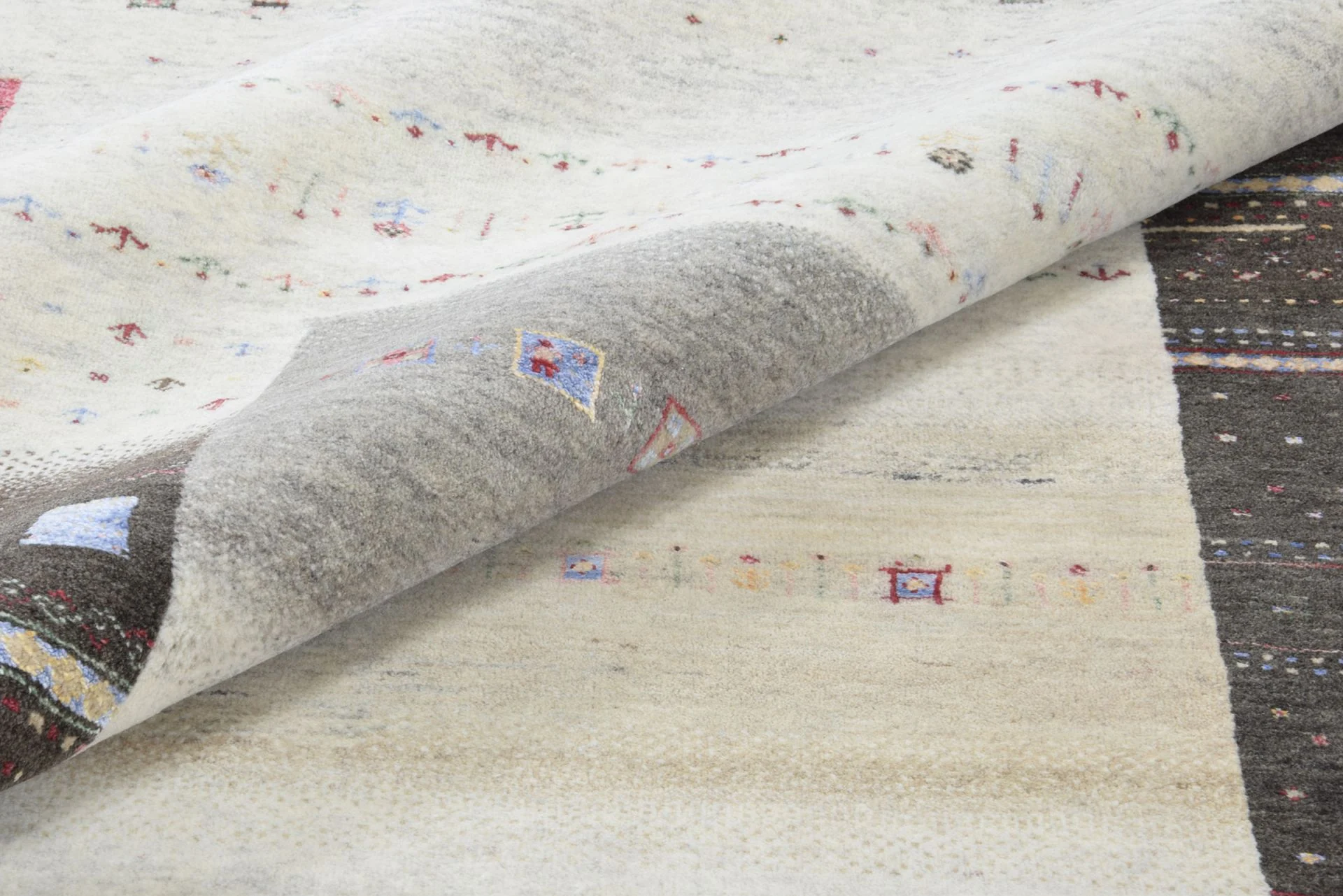 Loribaft Indian Rug — hand-knotted, 205 × 308 cm, Wool
