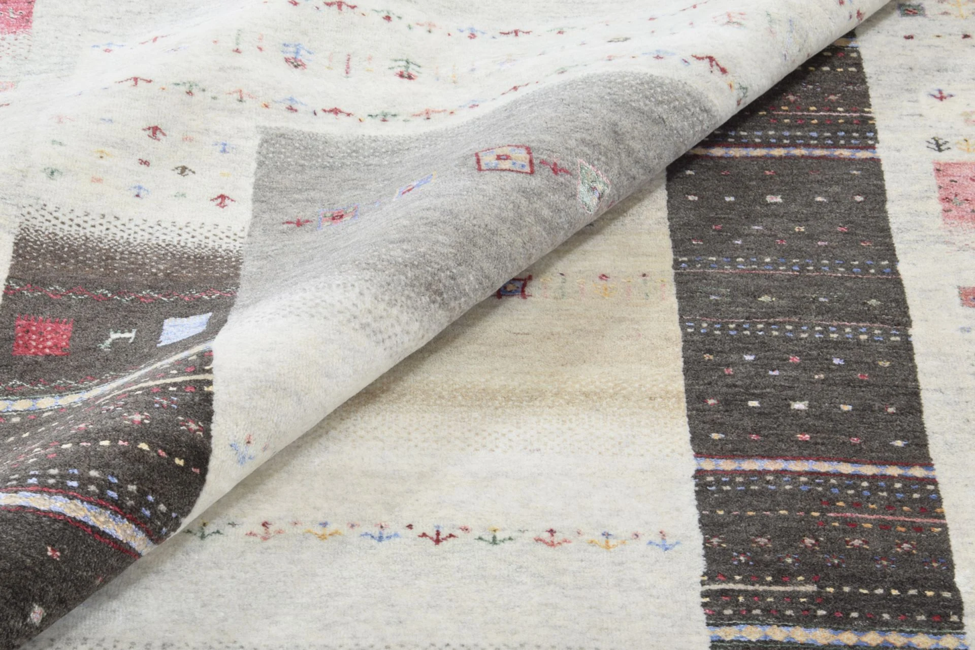 Loribaft Indian Rug — hand-knotted, 205 × 308 cm, Wool