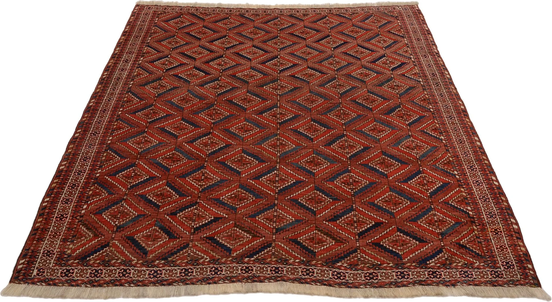 orientteppich-buchara-200-x-260-cm-schurwolle-handgeknupft-tekke-5 Hand-Knotted Wool Oriental Rug, 200 × 260 cm