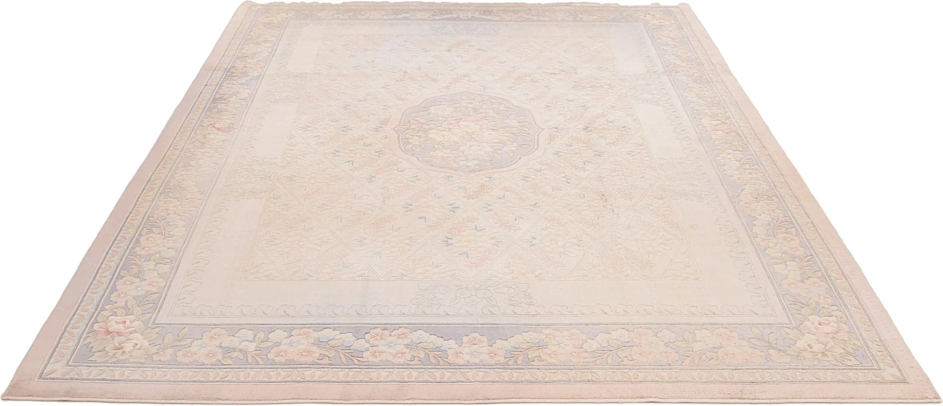 Peking Chinese Rug — hand-knotted, 275 × 363 cm, Wool & Silk