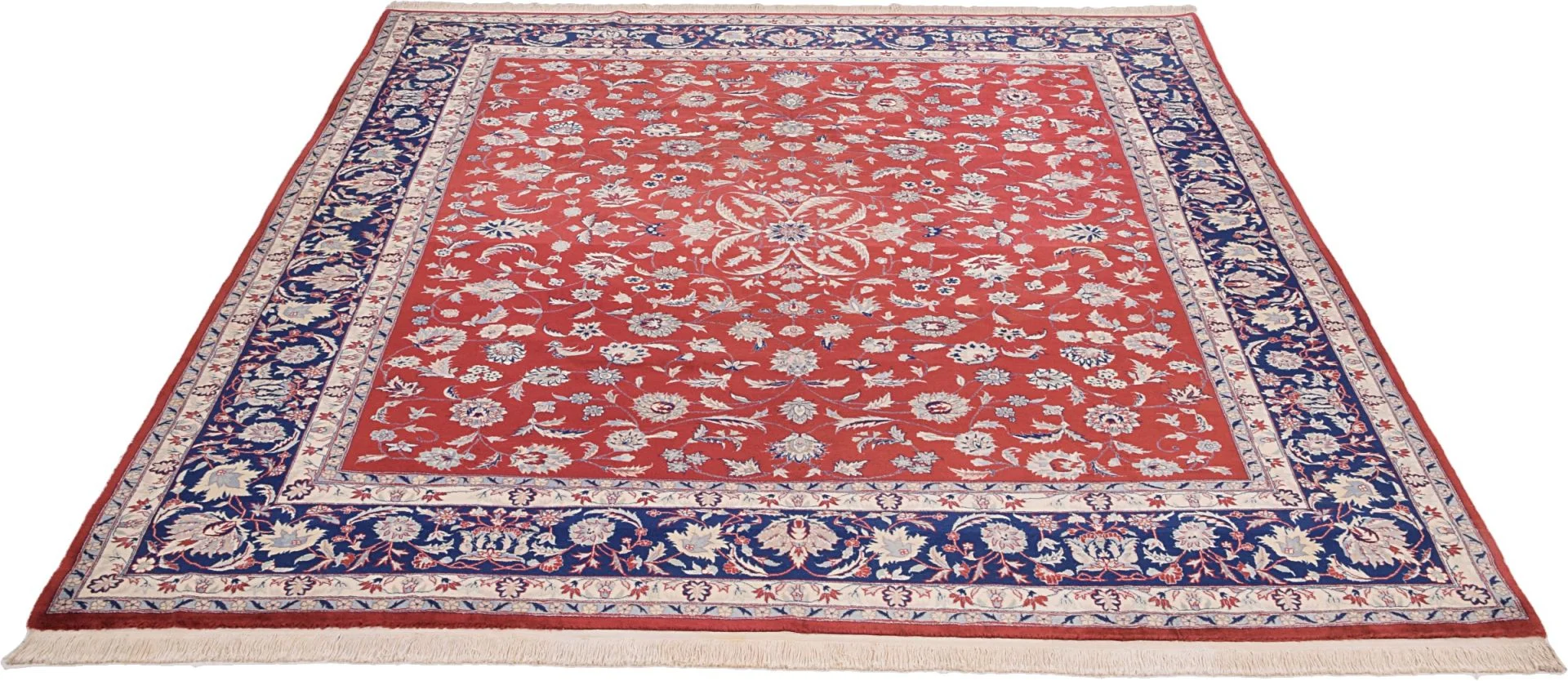 Isfahan Chinese Rug 255 × 305 cm, Wool, hand-knotted