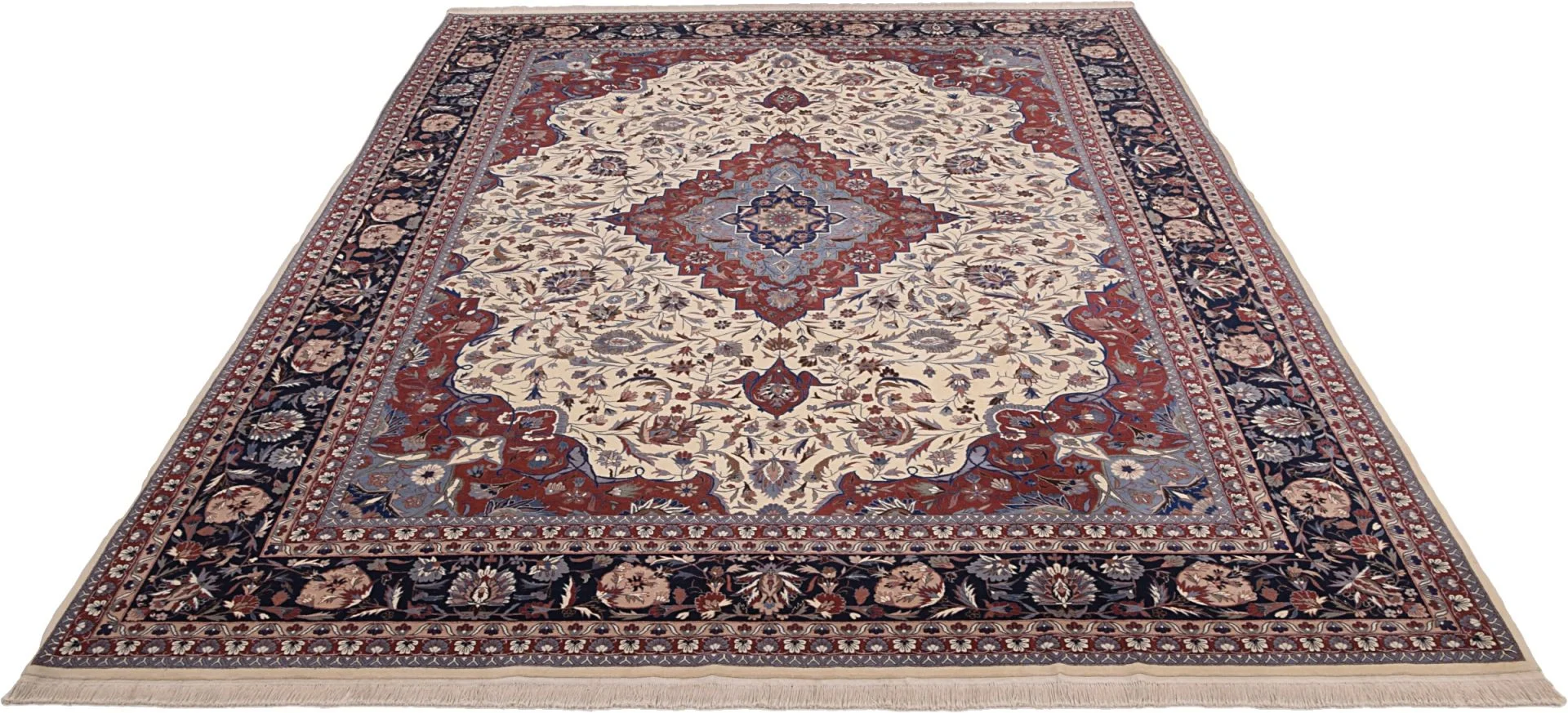 Isfahan Chinese Rug 278 × 375 cm, Wool, hand-knotted