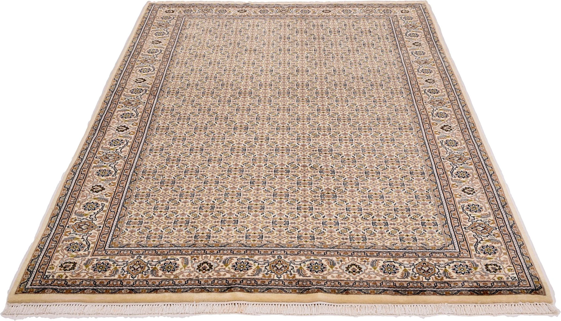 Tabriz Indian Rug — hand-knotted, 201 × 296 cm, Wool