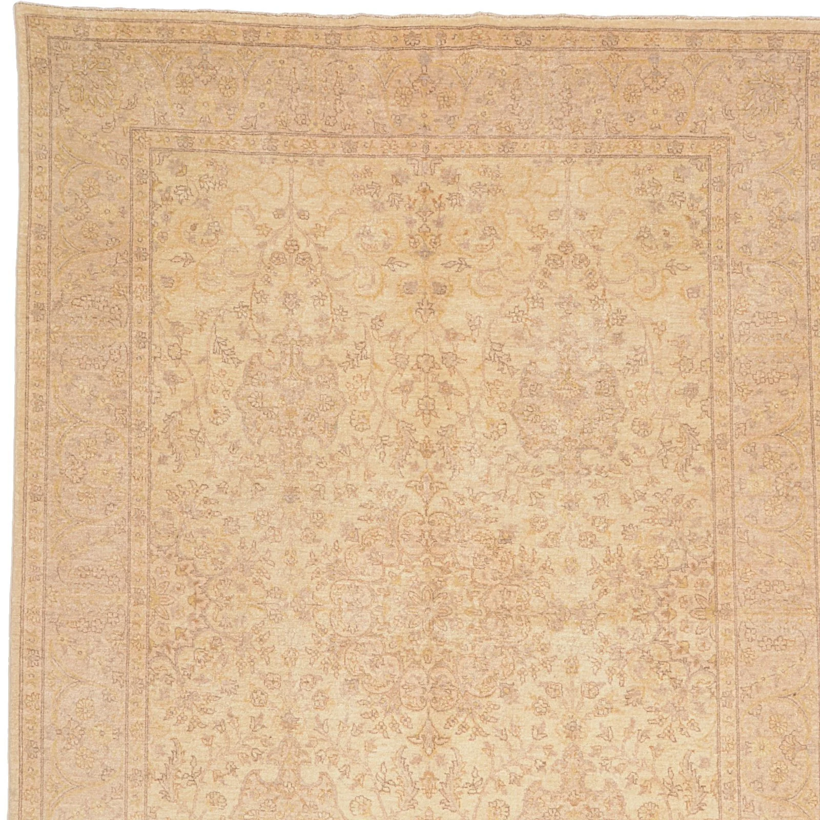 Hand-Knotted Wool Ziegler Pakistani Rug, 167 × 240 cm