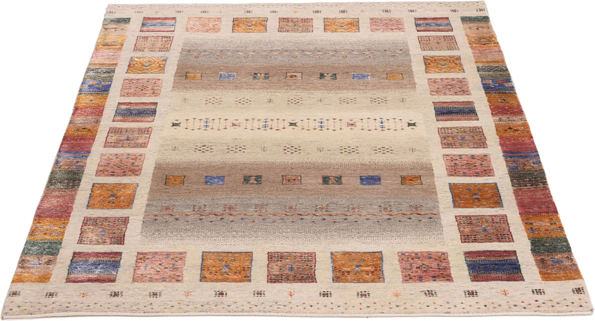 Loribaft Indian Rug 151 × 204 cm, Wool & Silk, hand-knotted
