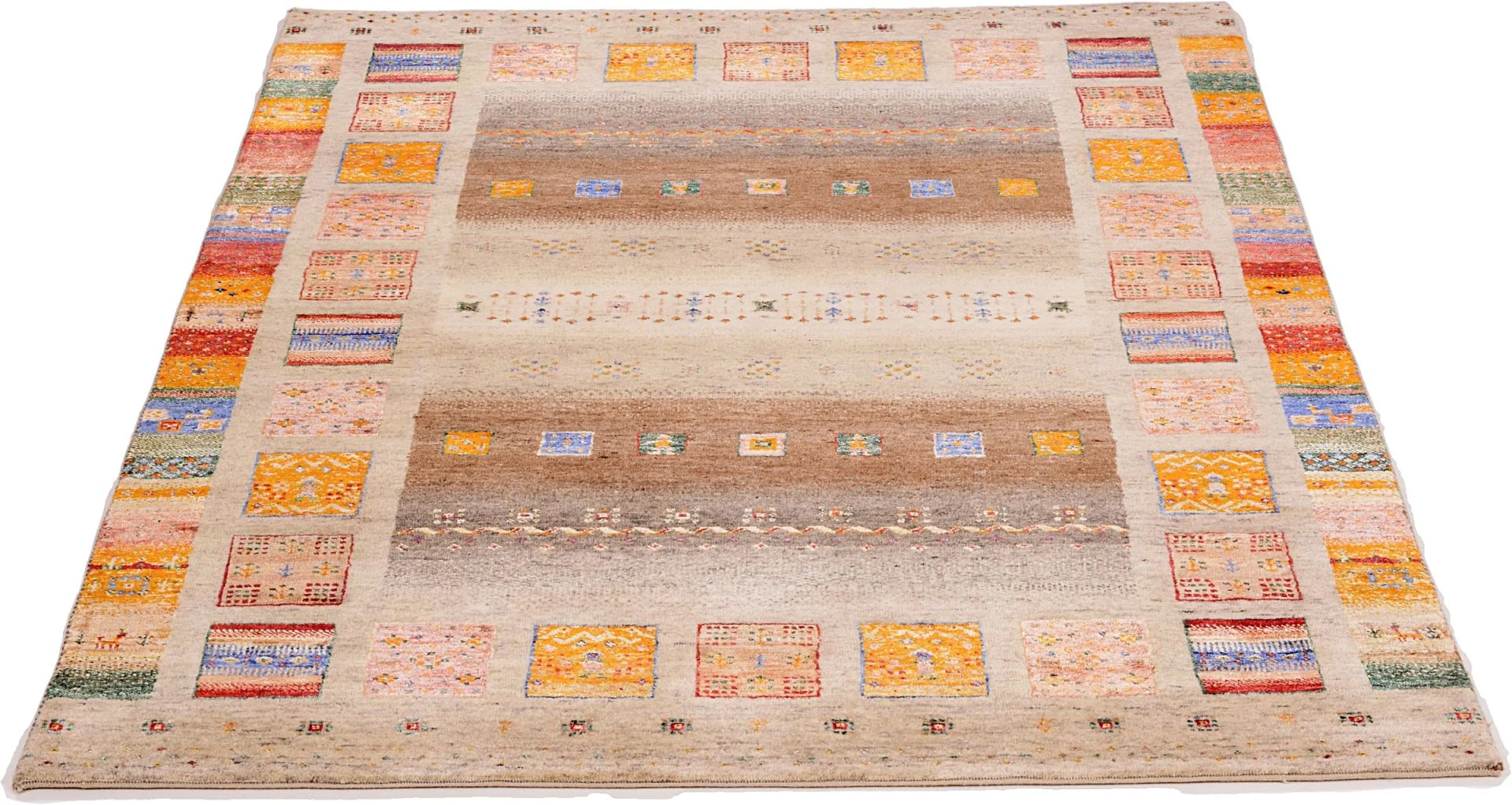 Loribaft Indian Rug 151 × 204 cm, Wool & Silk, hand-knotted