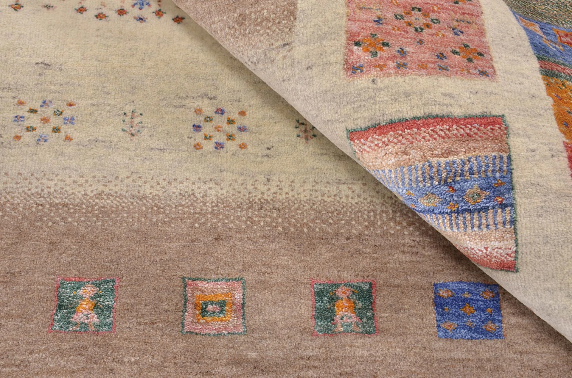 Loribaft Indian Rug 151 × 204 cm, Wool & Silk, hand-knotted
