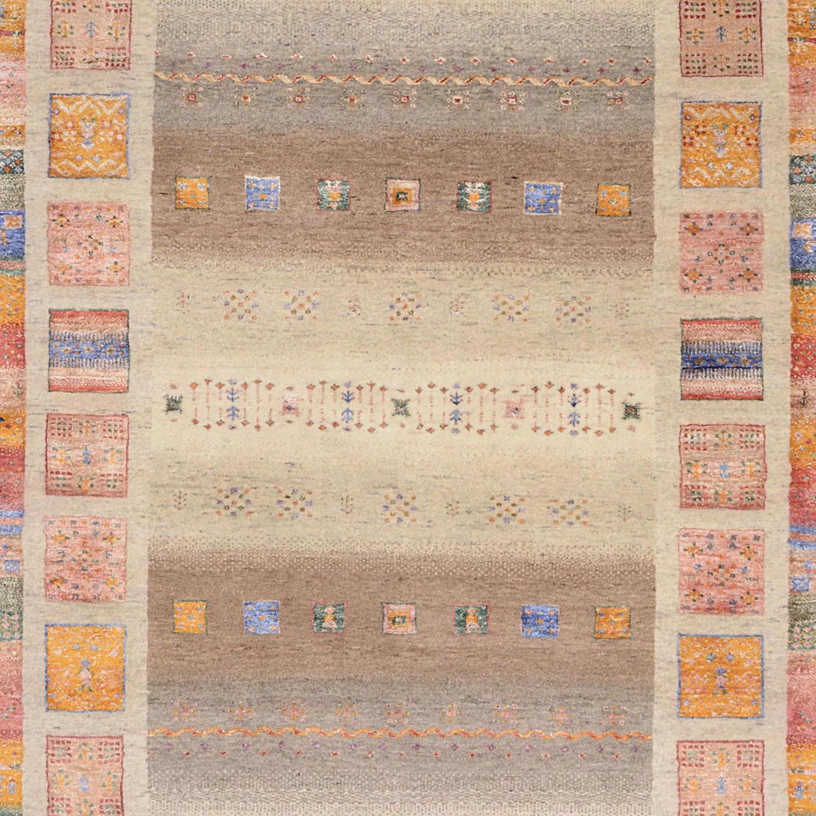 Loribaft Indian Rug 151 × 204 cm, Wool & Silk, hand-knotted