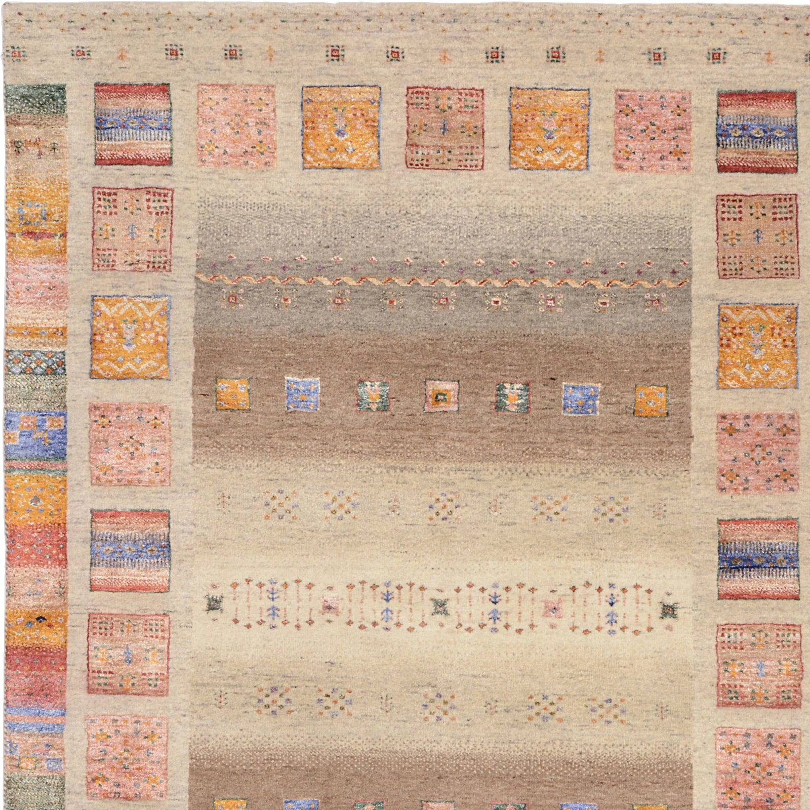 Loribaft Indian Rug 151 × 204 cm, Wool & Silk, hand-knotted