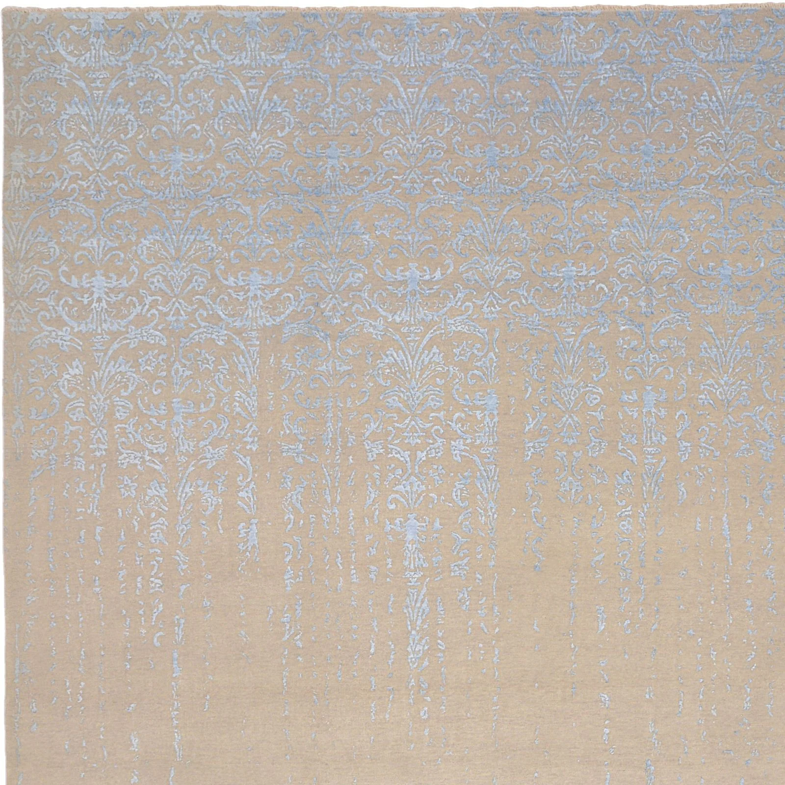 Indian Rug — hand-knotted, 260 × 307 cm, Wool