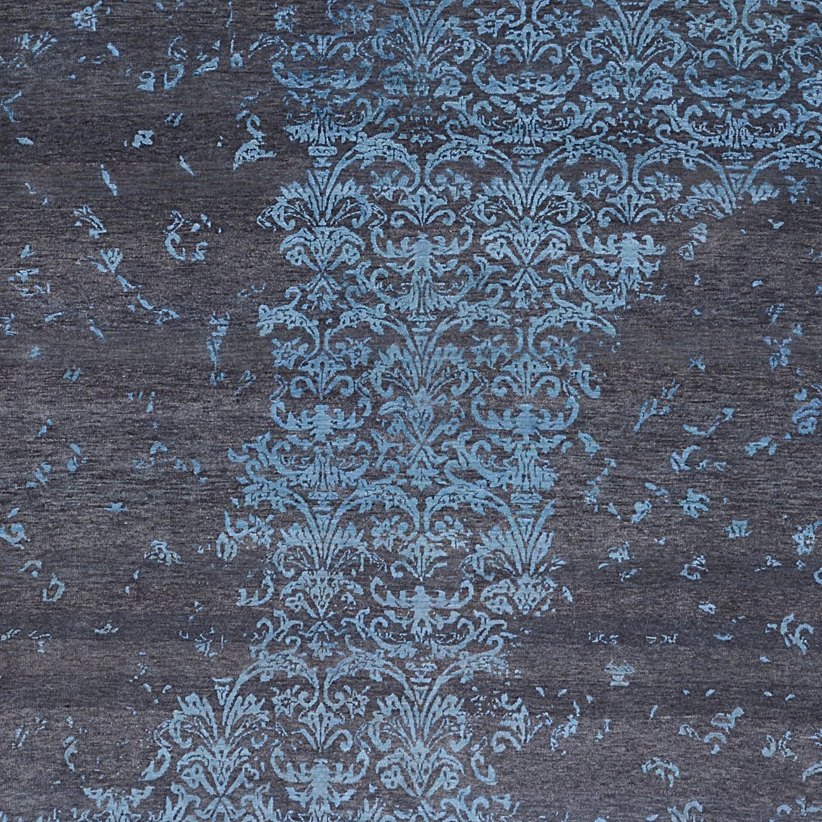 Hand-Knotted Wool Indian Rug, 176 × 238 cm
