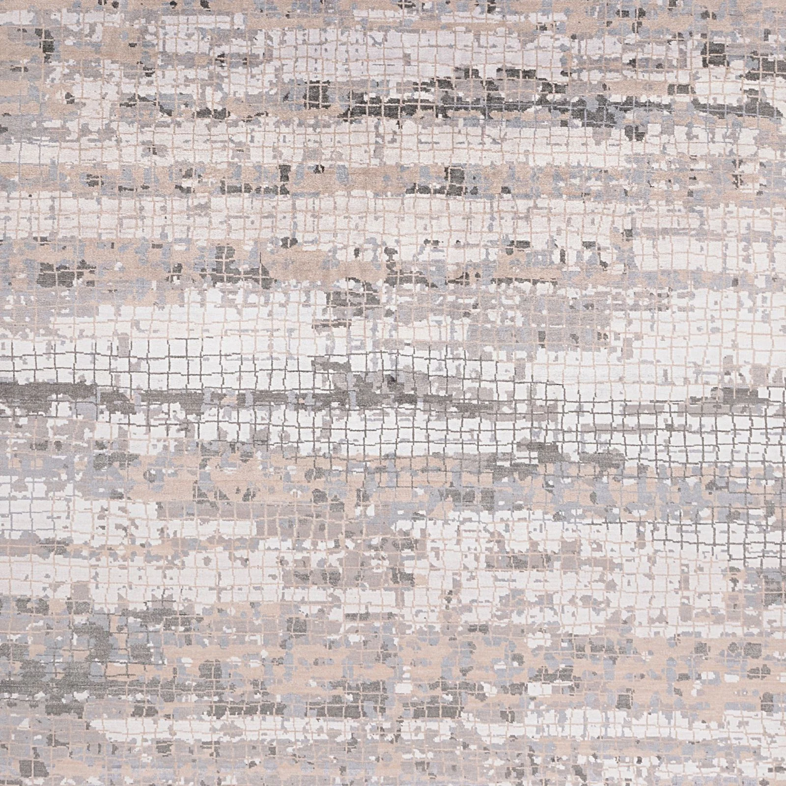 Hand-Knotted Wool Indian Rug, 172 × 241 cm