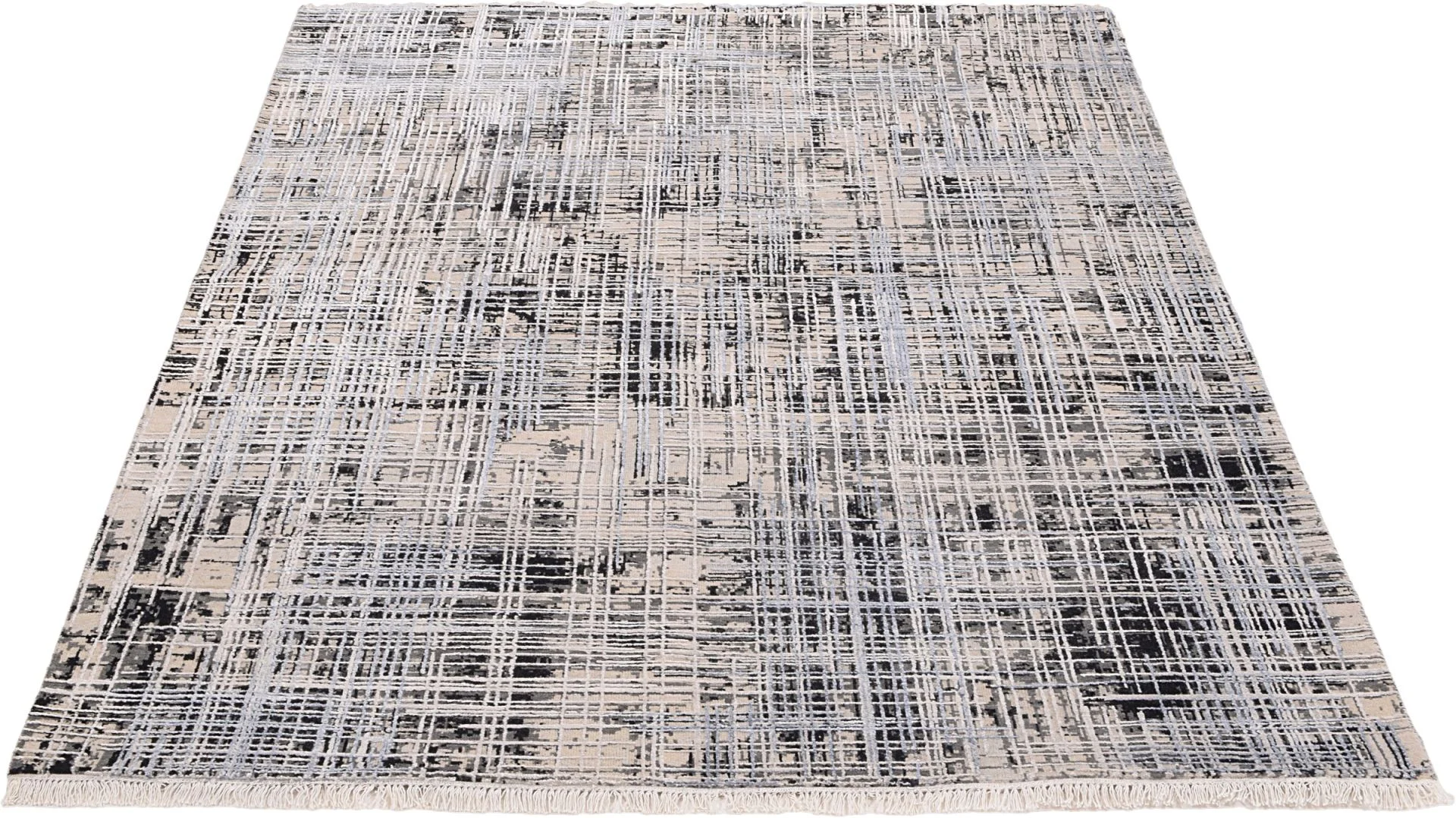 Indian Rug — hand-knotted, 172 × 245 cm, Wool