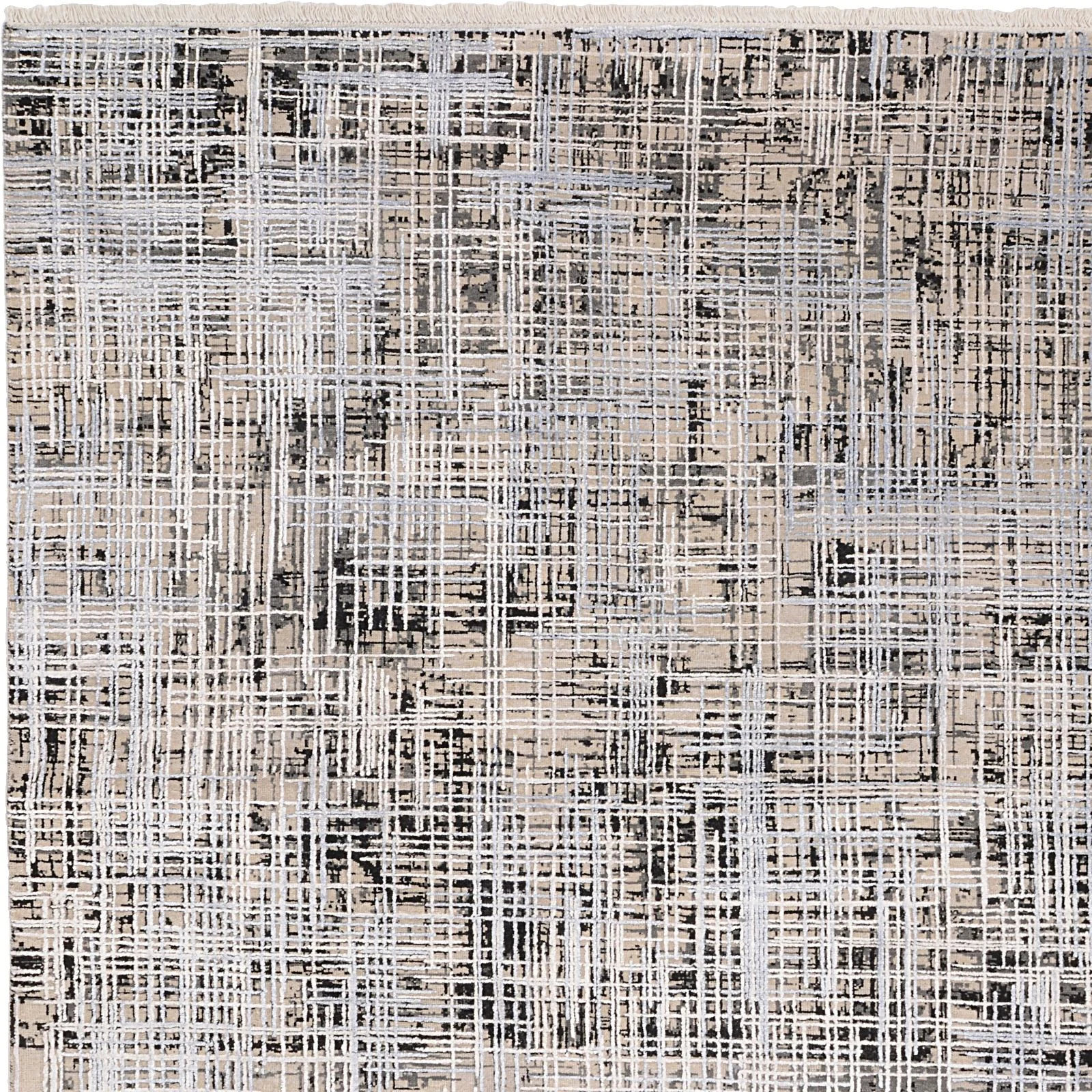 Indian Rug — hand-knotted, 172 × 245 cm, Wool