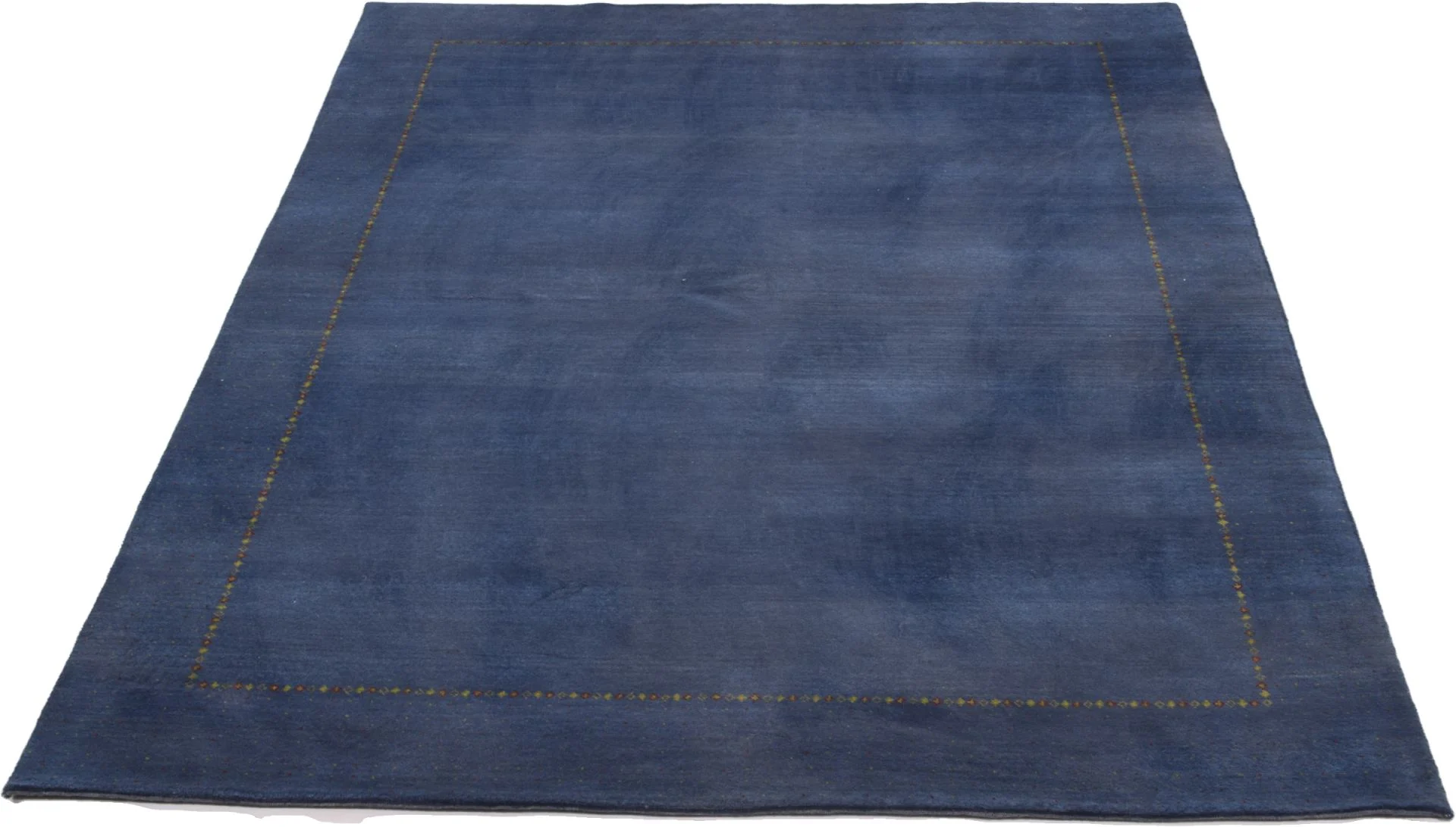 Hand-Knotted Wool Loribaft Indian Rug, 168 × 238 cm